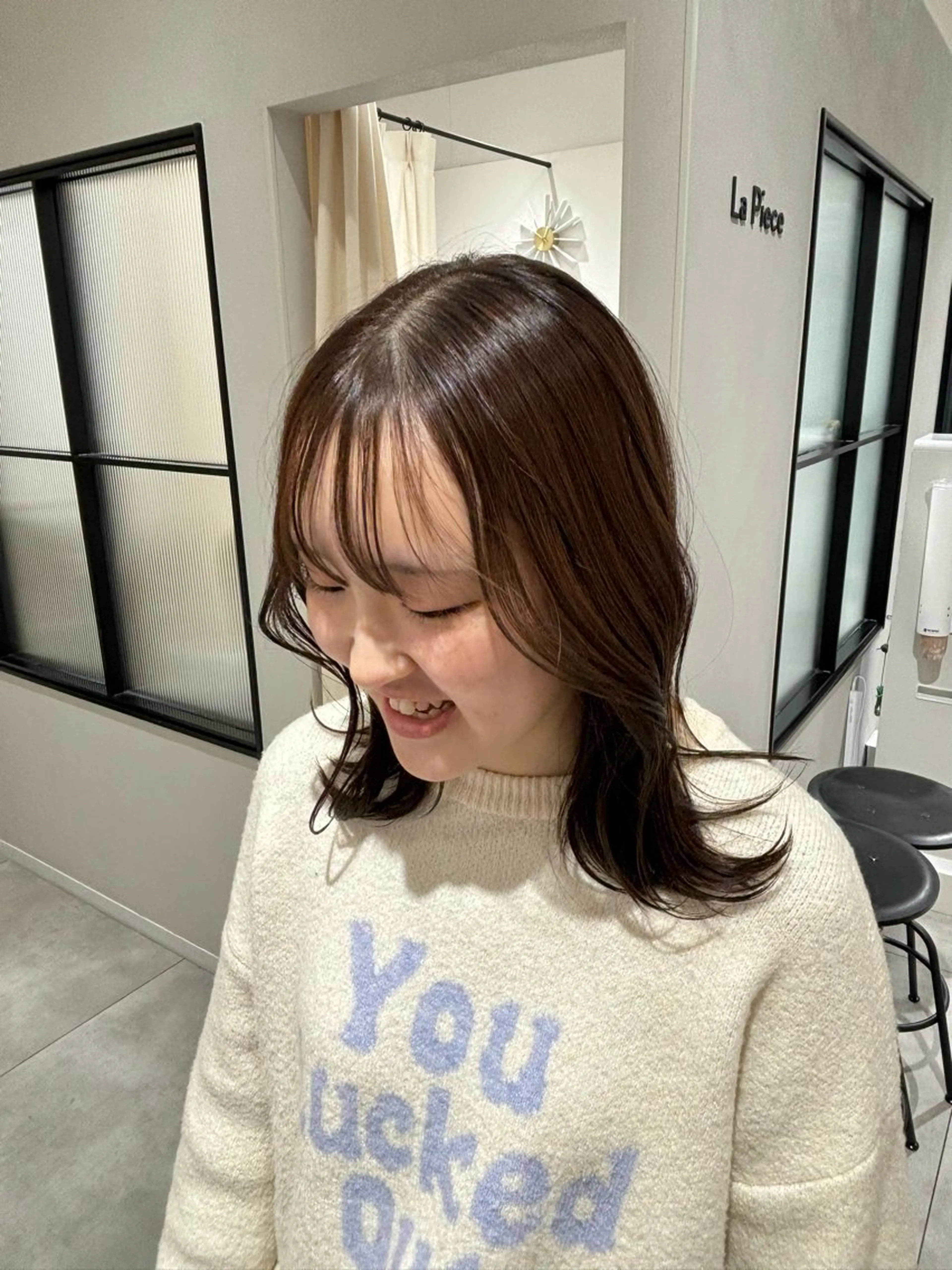 ミディアム ボブカット/ 天王寺美容室/ホノカのヘアスタイル