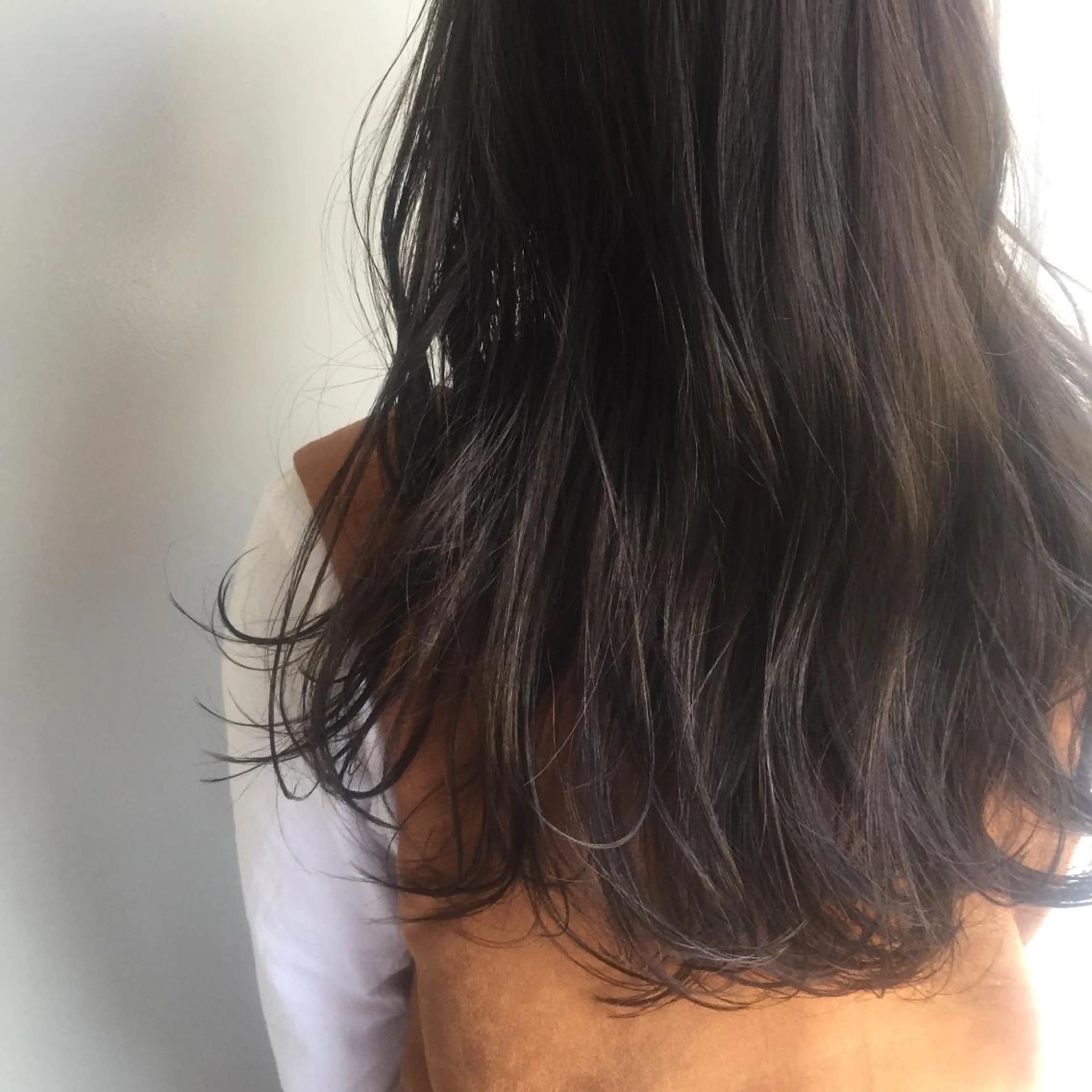 セミロング カラー 透明感カラー ブリーチなしで透明感 艶カラー【Ryo】のヘアスタイル