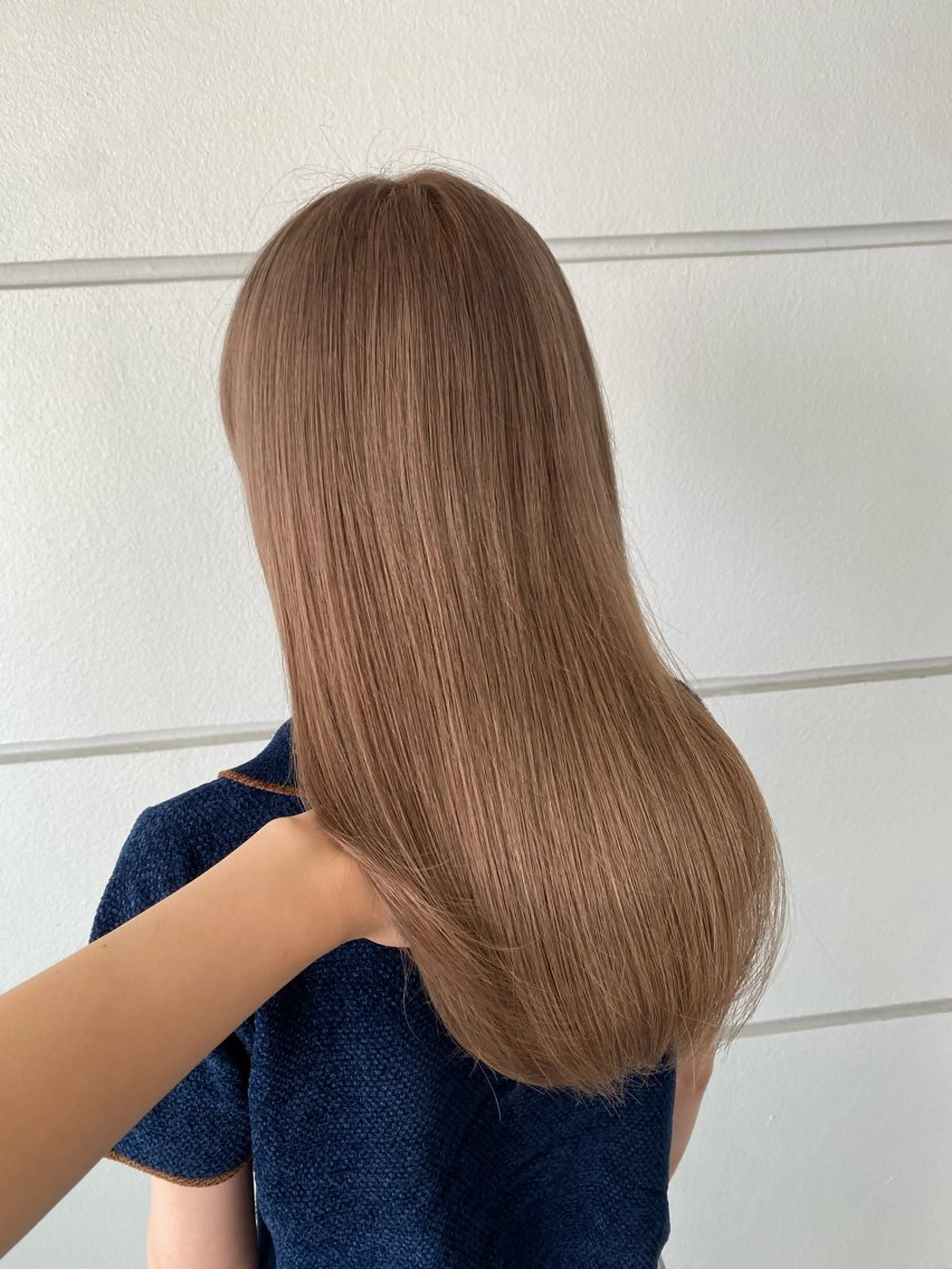 セミロング カラー 髪質改善特化🥣🫧 天神美容室のヘアスタイル