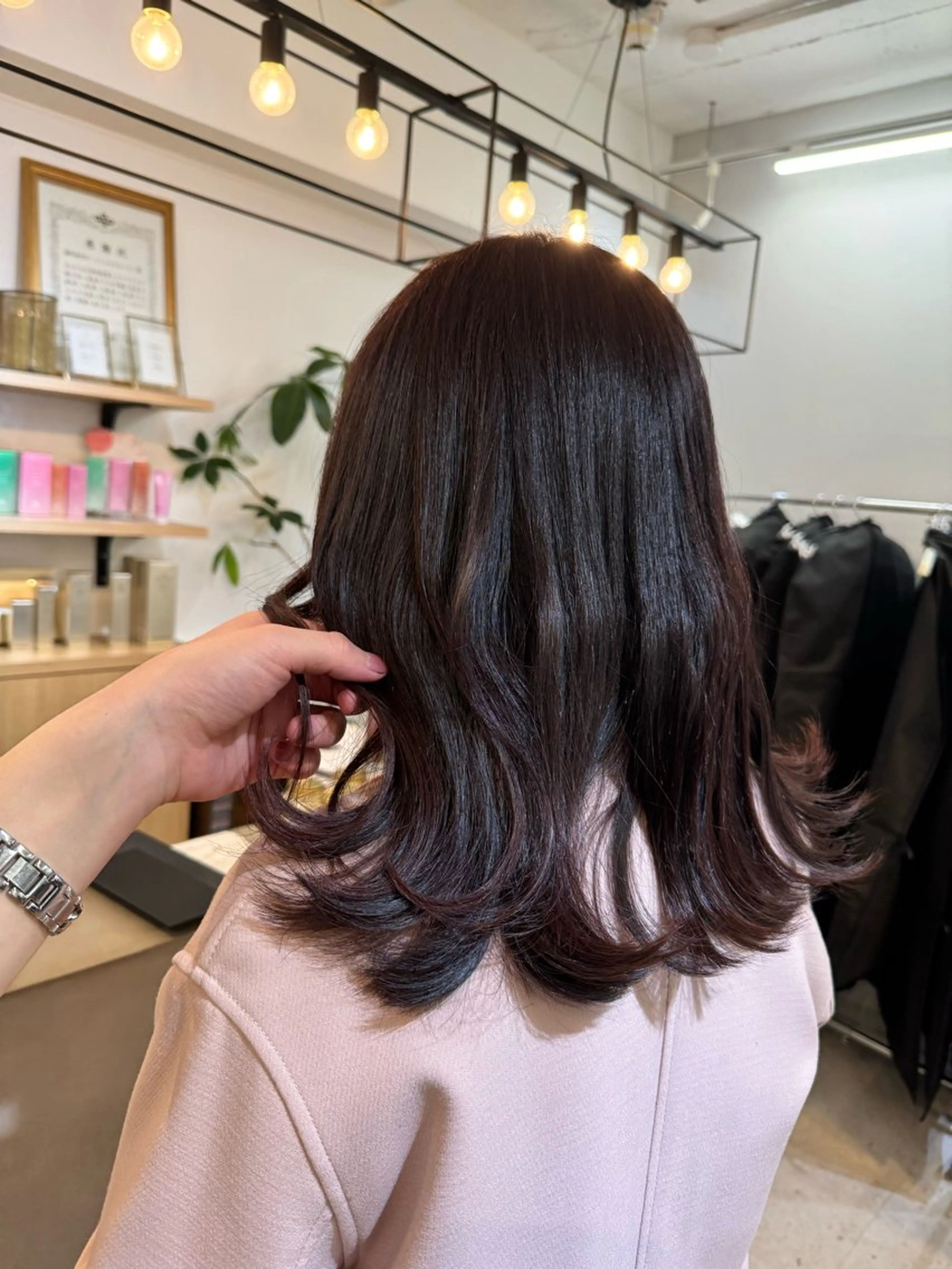 ミディアム ボブ 箕面/ボブ/ 髪質改善/加藤優眞のヘアスタイル