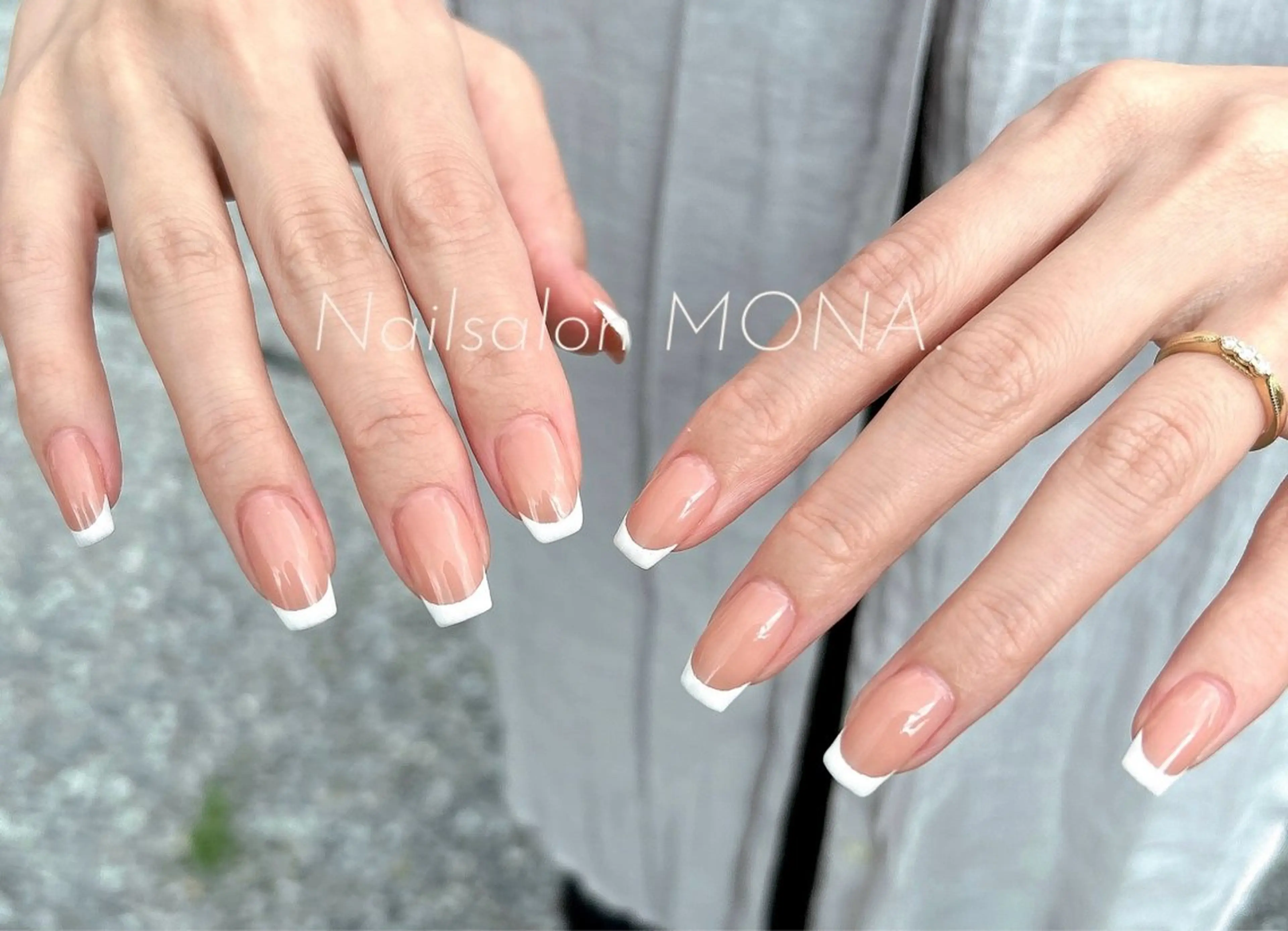 ネイル フレンチネイル Nailsalon MONA.のネイルデザイン