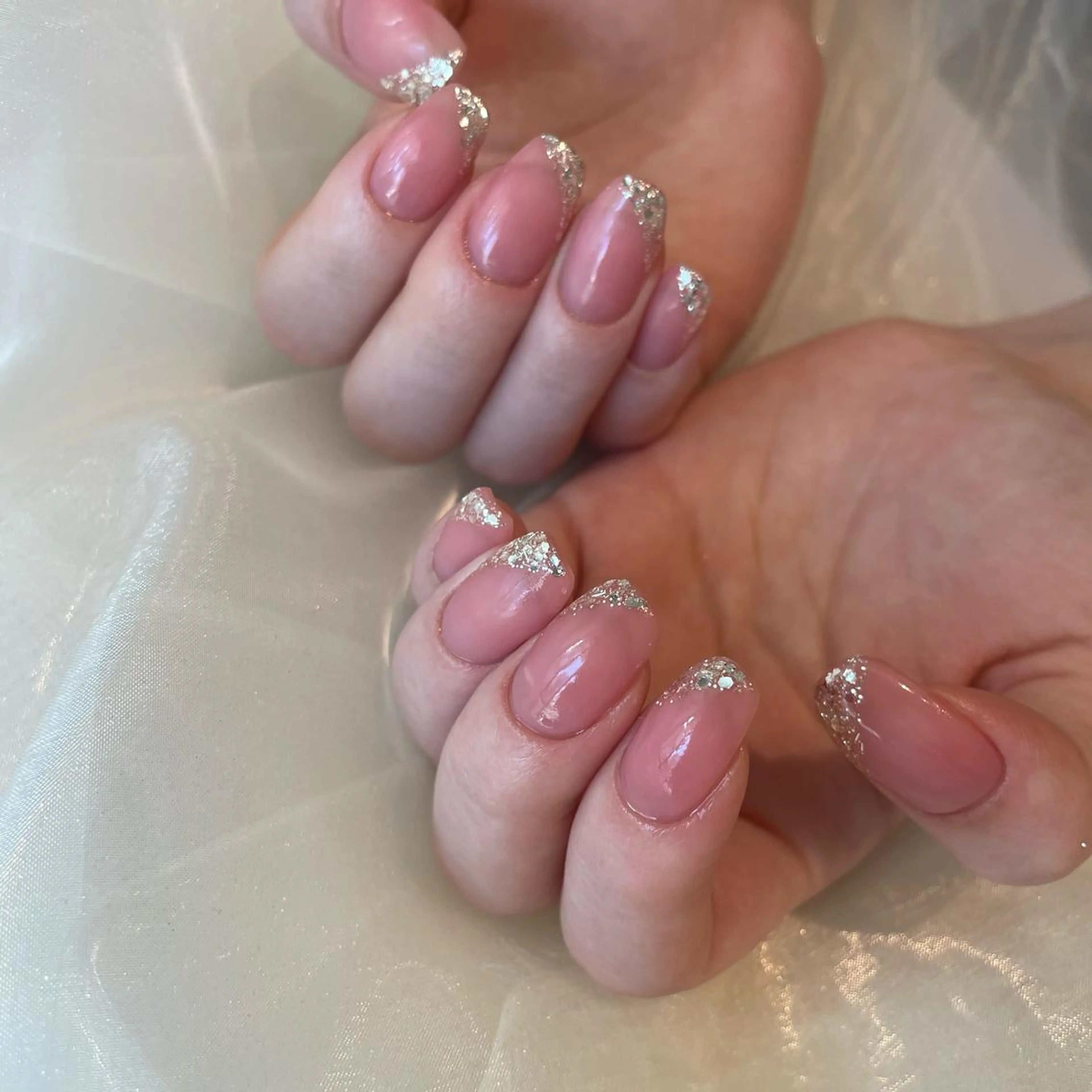 ネイル ラメ(グリッター) ハンドネイル Lunenail所属・Lune nailのネイルデザイン