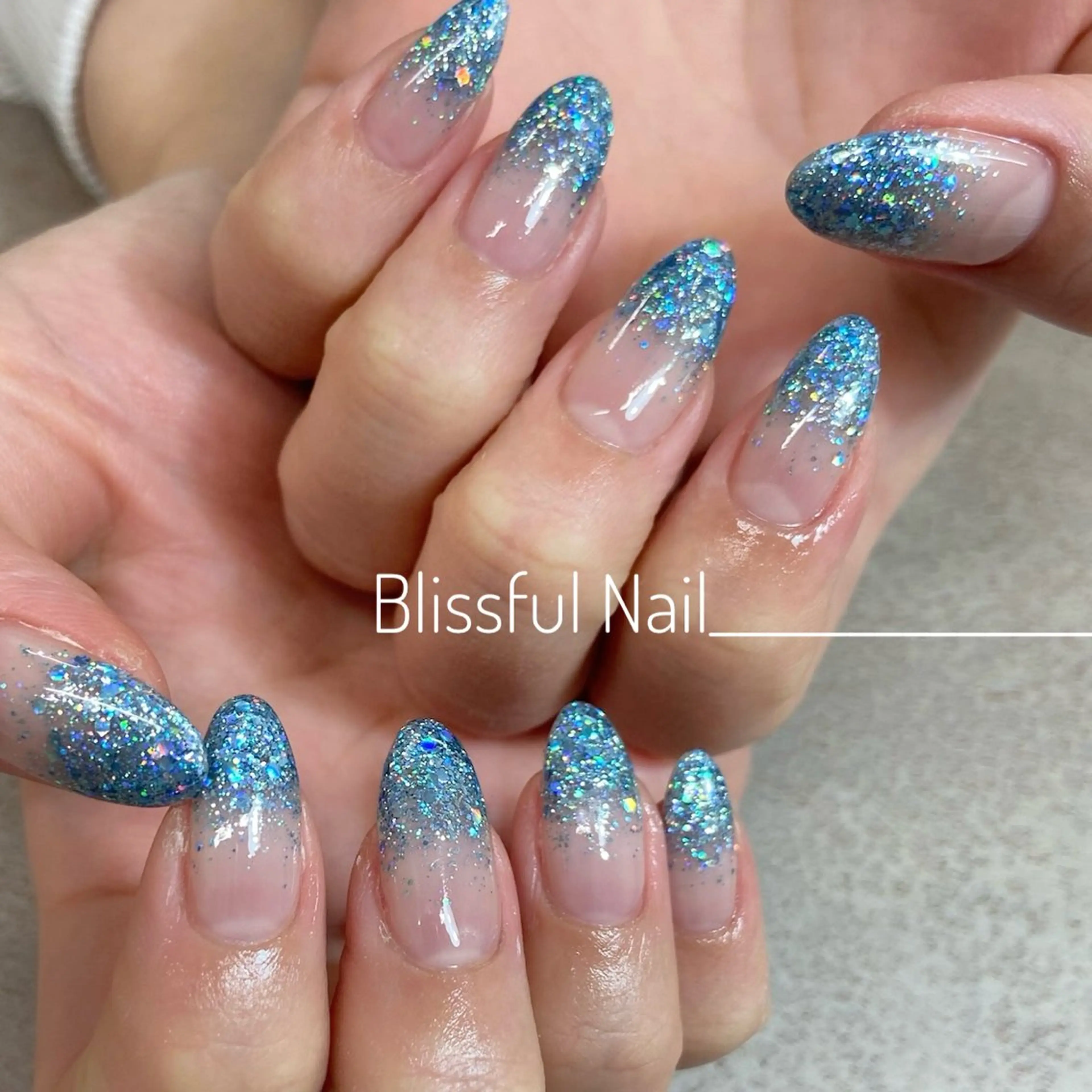 ハンドジェル💅【ラメグラデーション♡】※クリアベースの写真