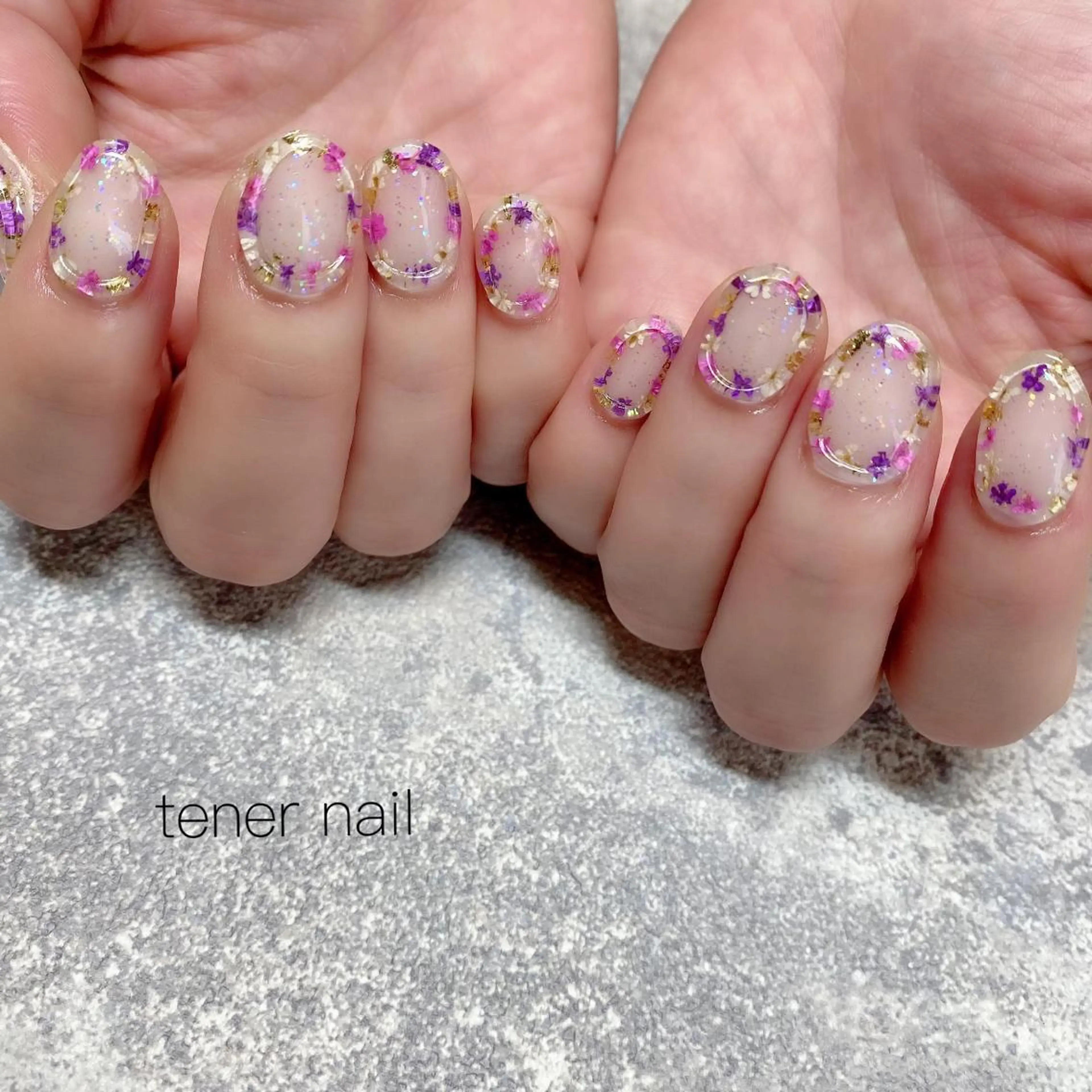 ネイル フラワーネイル ぷっくりネイル tener  nail  テネルネイル所属・テネルネイル tener nailのネイルデザイン