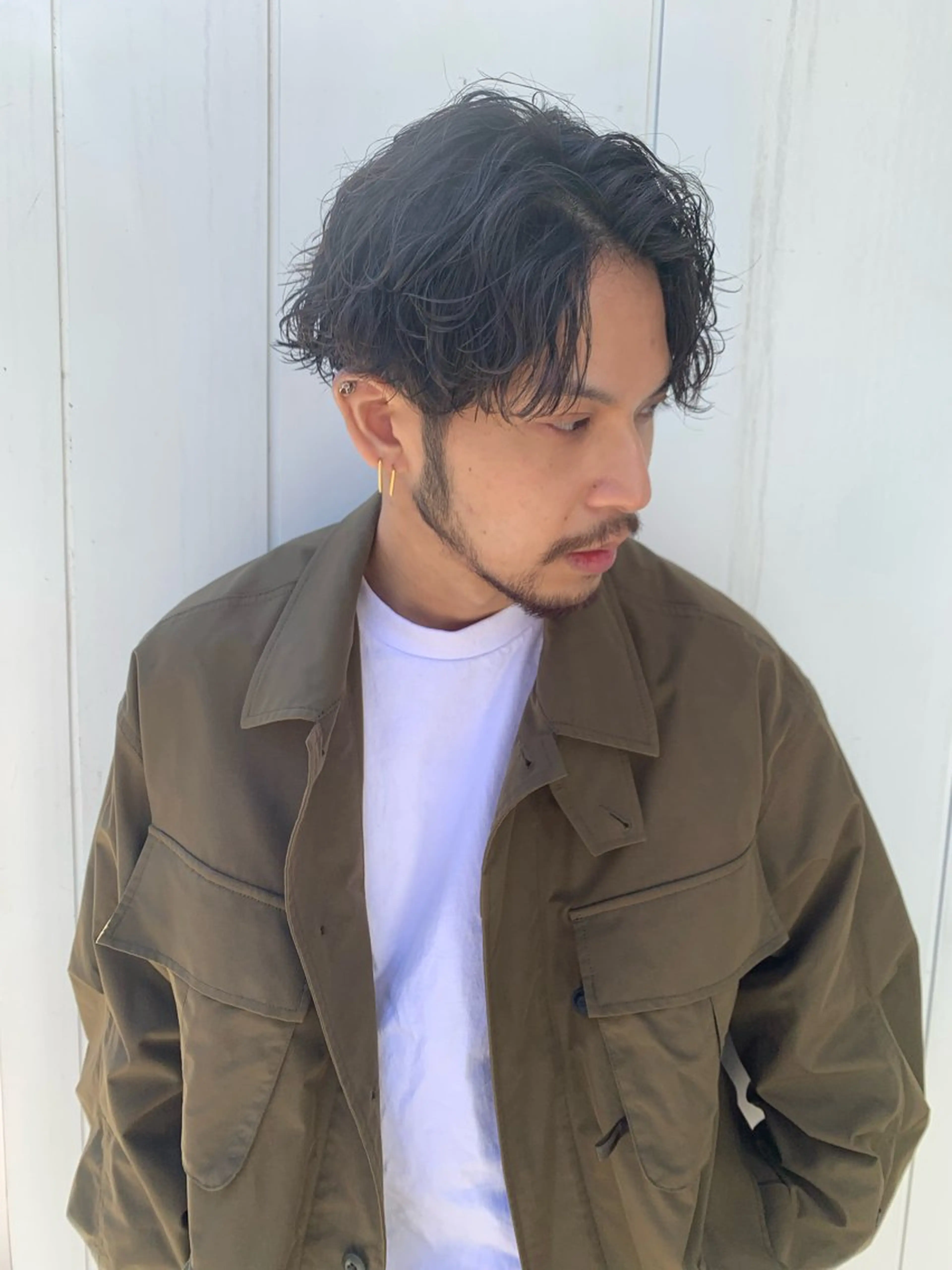 ミディアム パーマ カット パーマ クドウレイ fifth渋谷のヘアスタイル