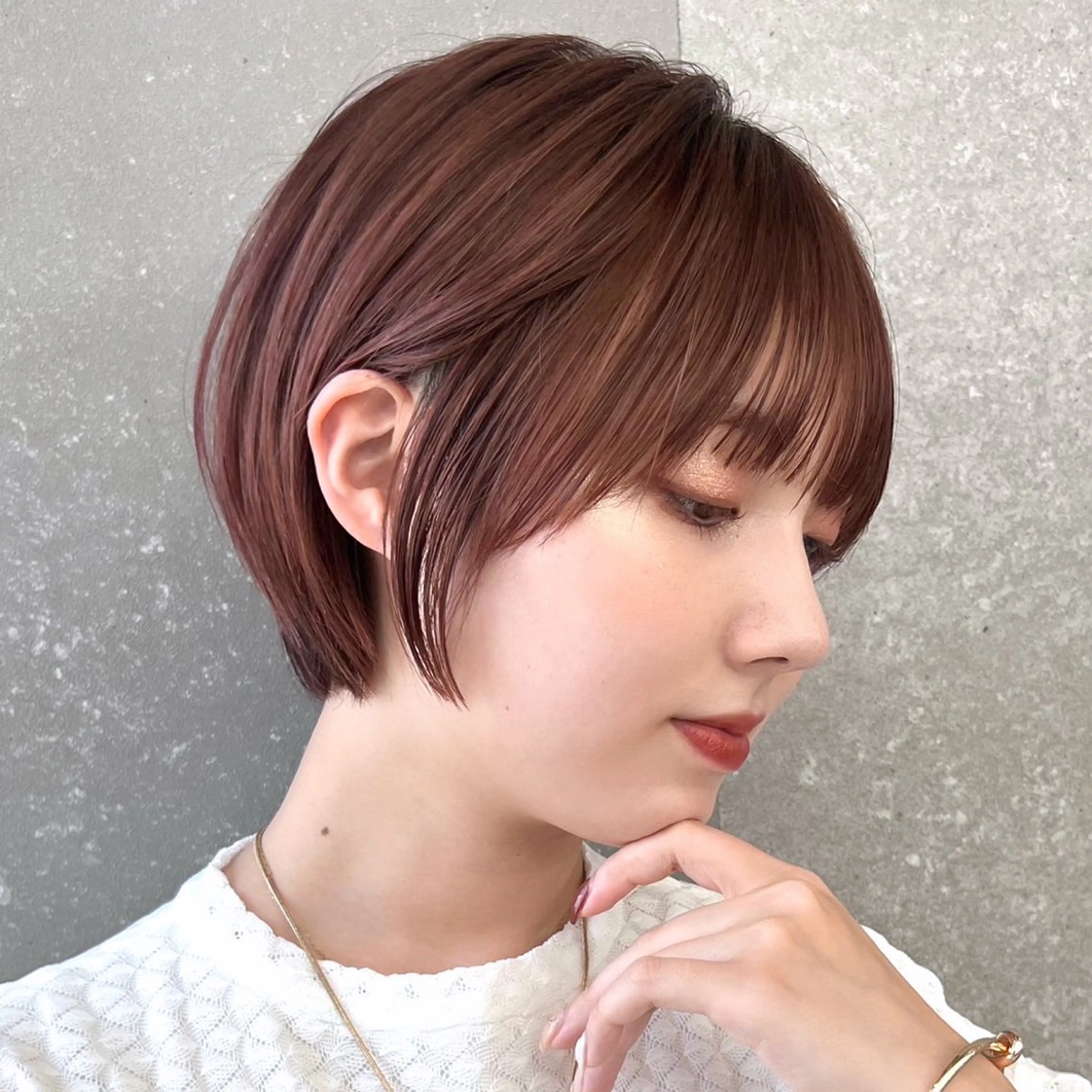 ショート ショートボブ ボブ ショートヘア カット トリートメント 縮毛矯正/髪質改善 /ボブ/ともきのヘアスタイル