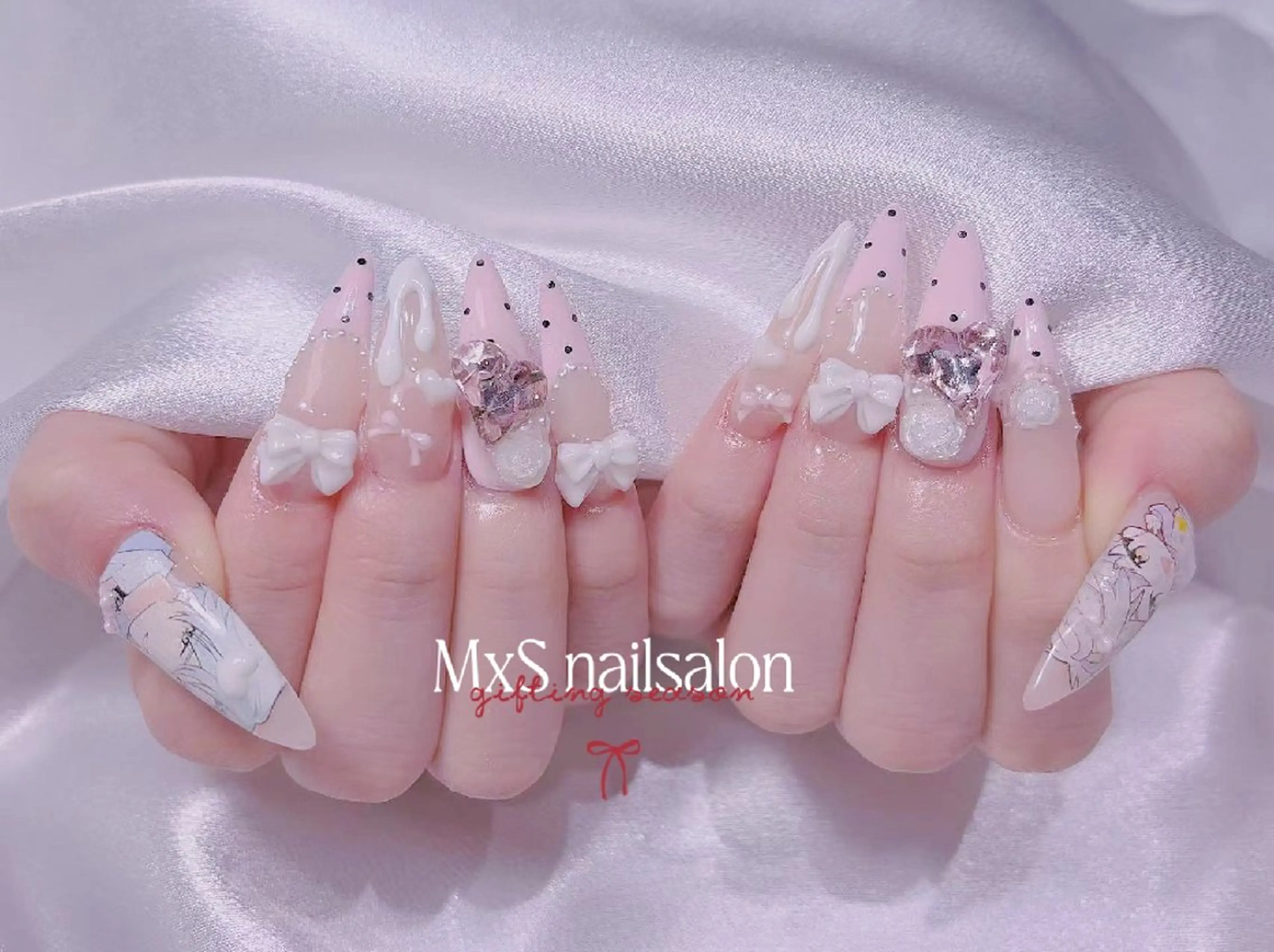 ネイル ハンドネイル MxS Nail 【長さだし/フィルイン/マグネット/ワンホンネイル/韓国ネイル/パラジェル】所属・M×S Nail みなのネイルデザイン