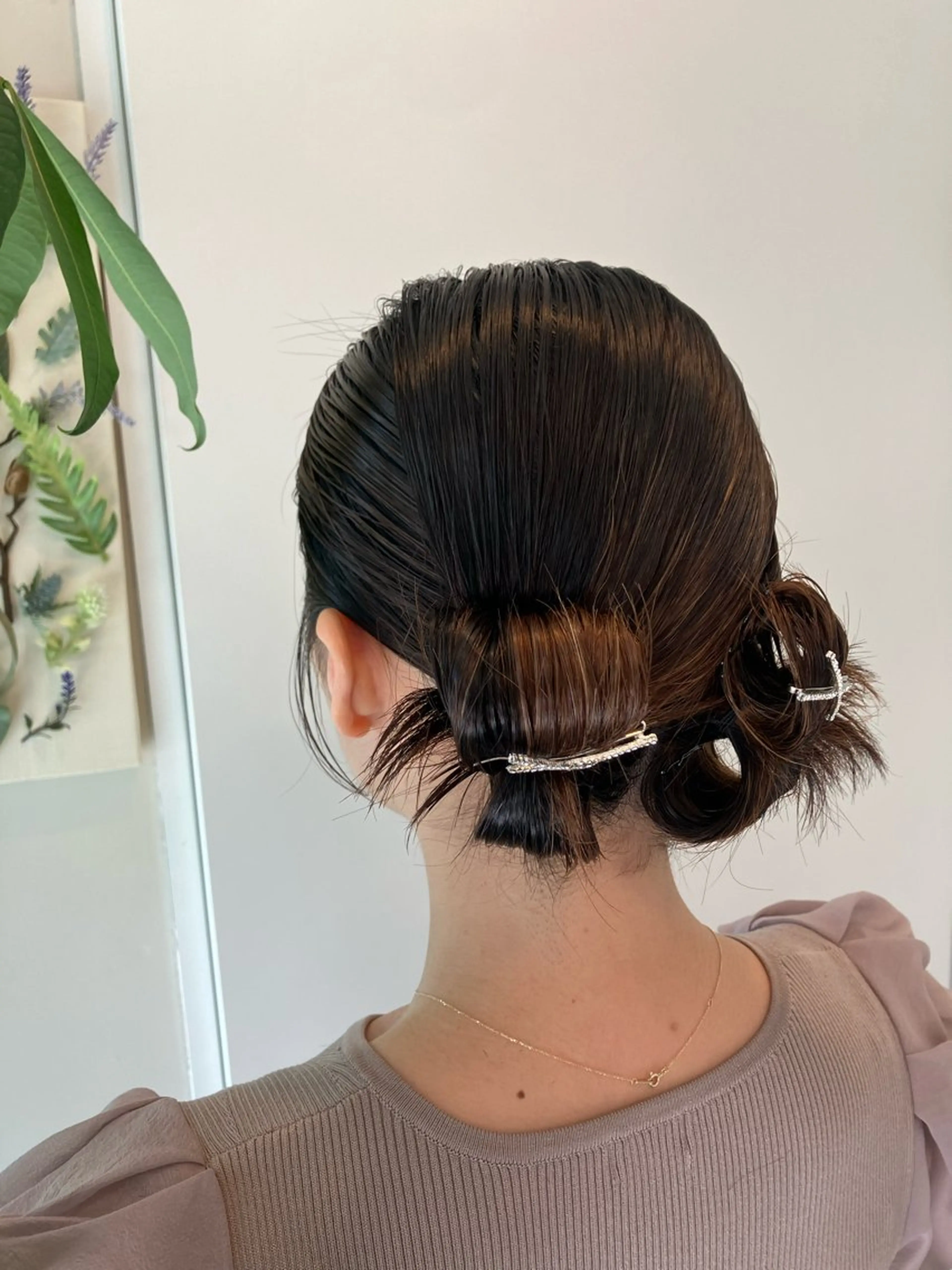 ヘアアレンジ ツインテール 結婚式・ブライダル Hair&Make Nahoのマツエク・マツパデザイン