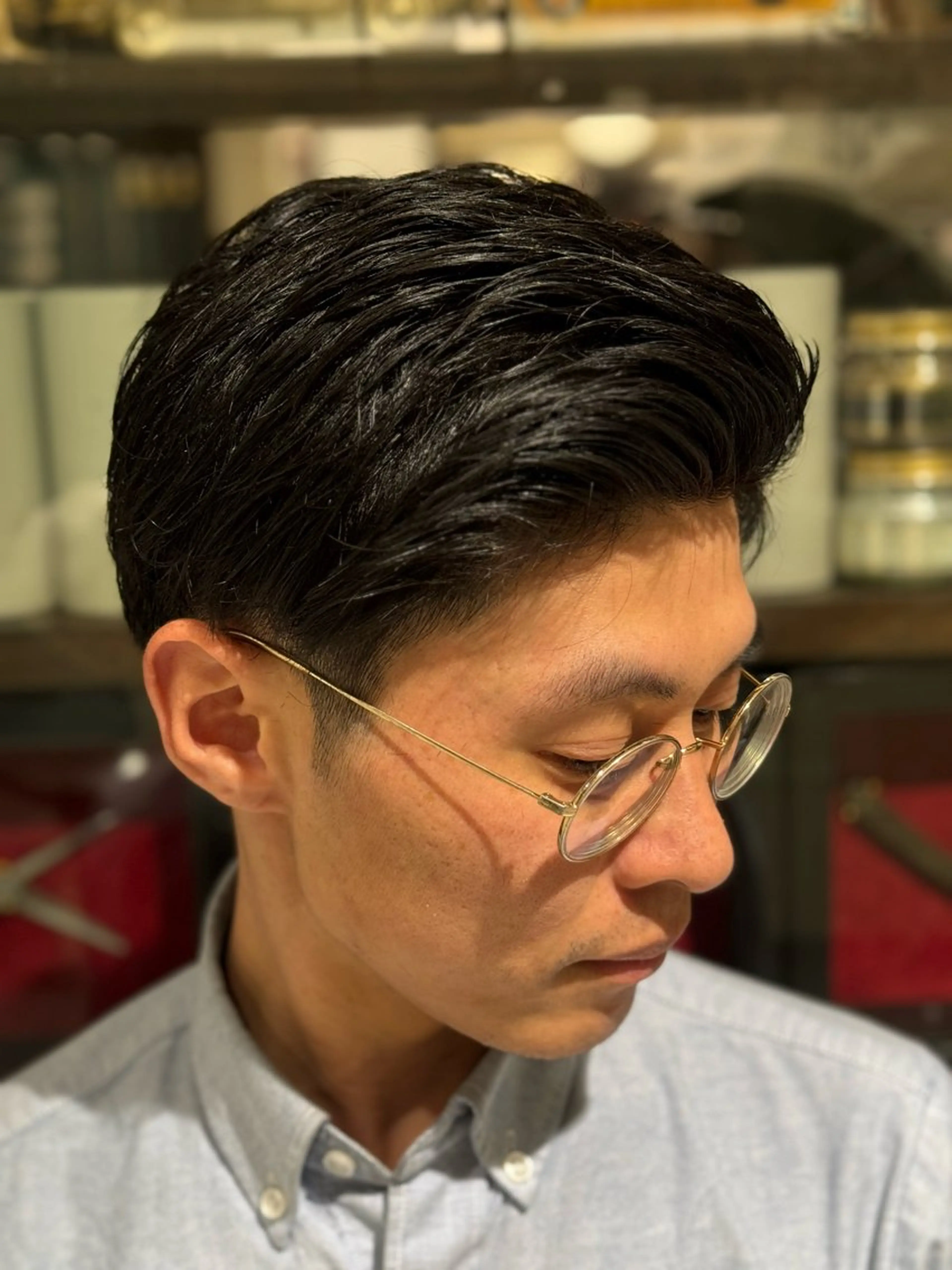 ミディアム メンズカット/ マッスルのヘアスタイル