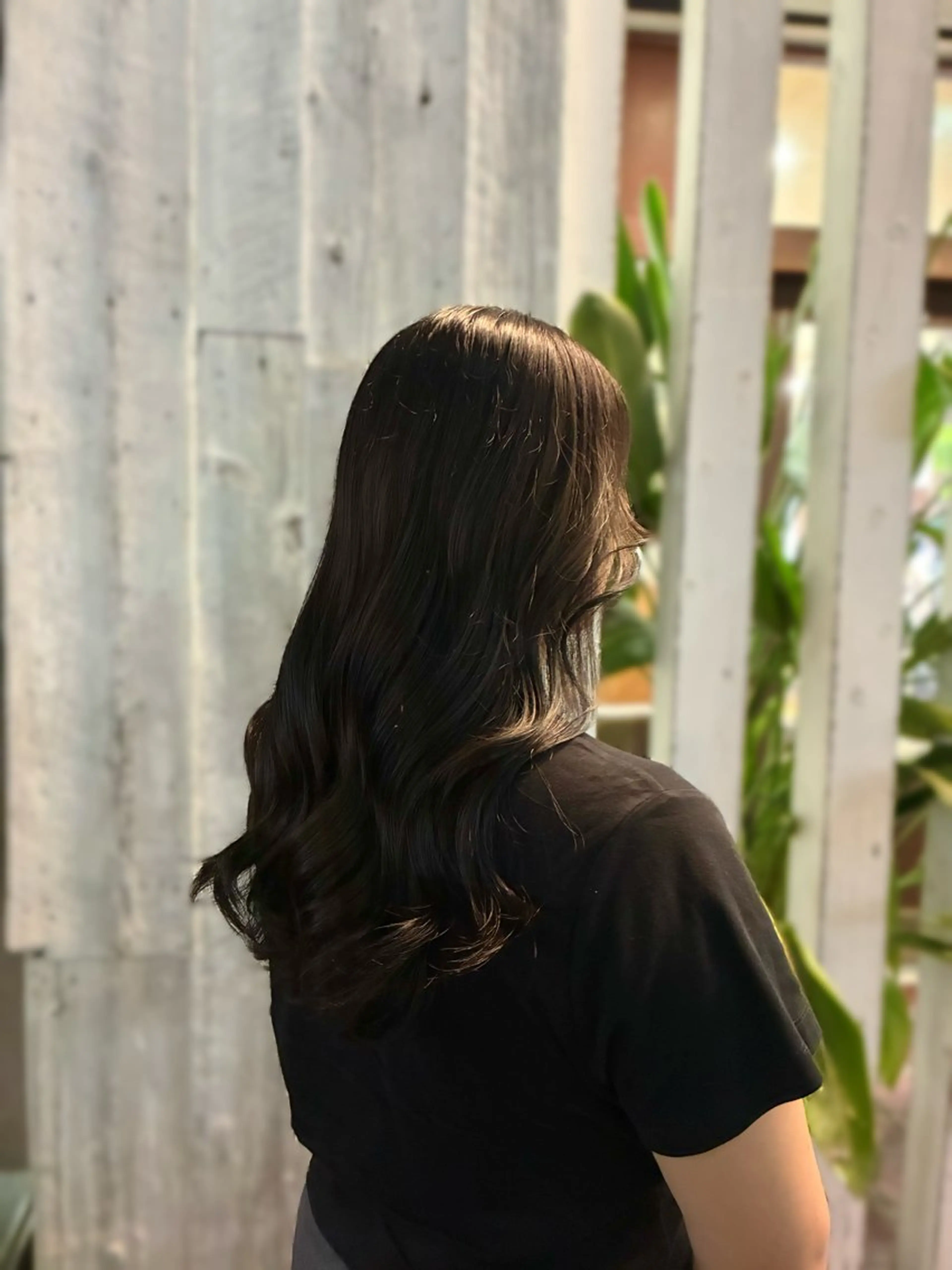 ロング カラー アッシュ ヘアカラー トリートメント 梅原 姫🍬🐰のヘアスタイル