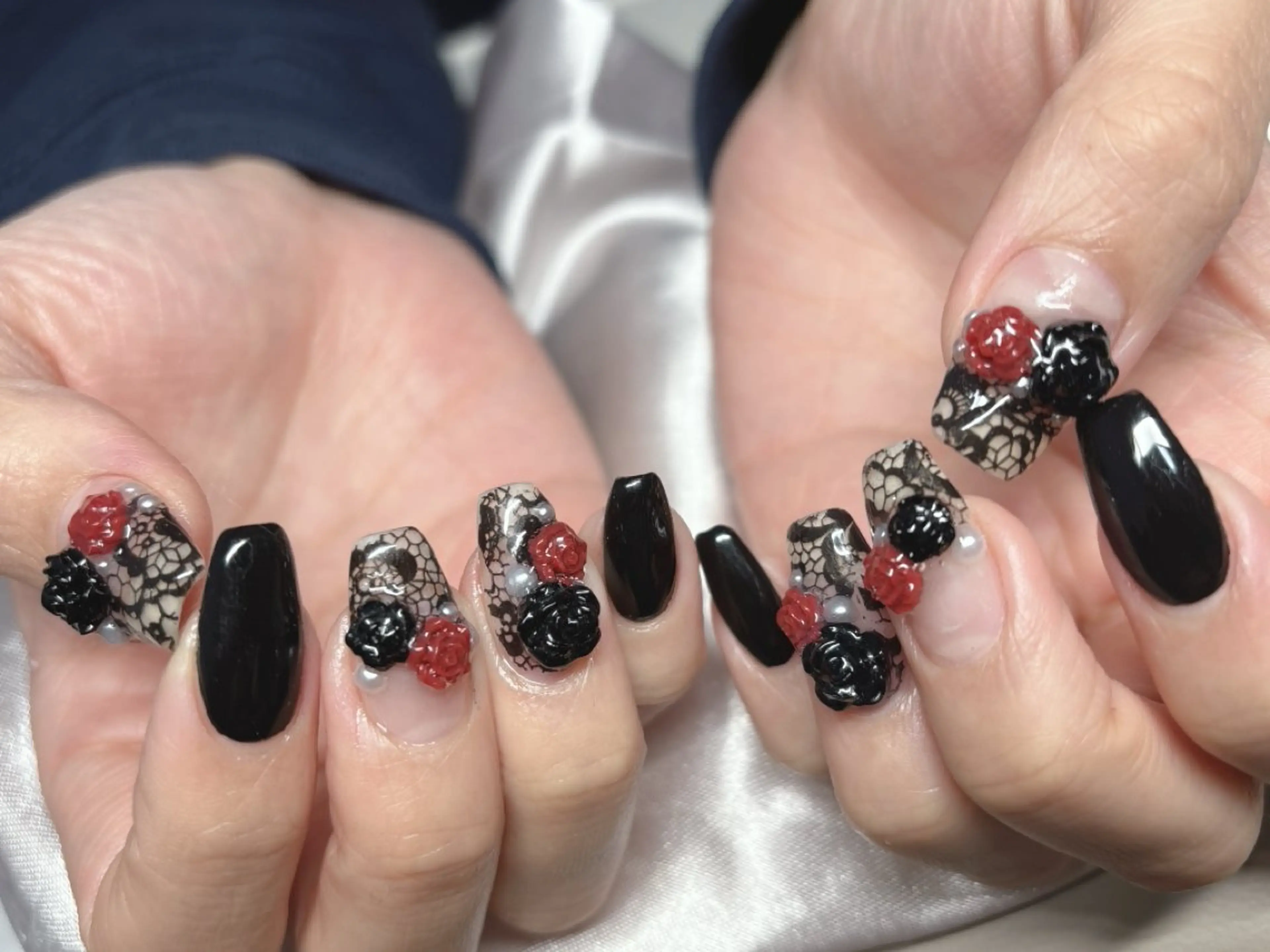 ネイル 持ち込み 認定講師／歴20年 パラジェル　Growのネイルデザイン