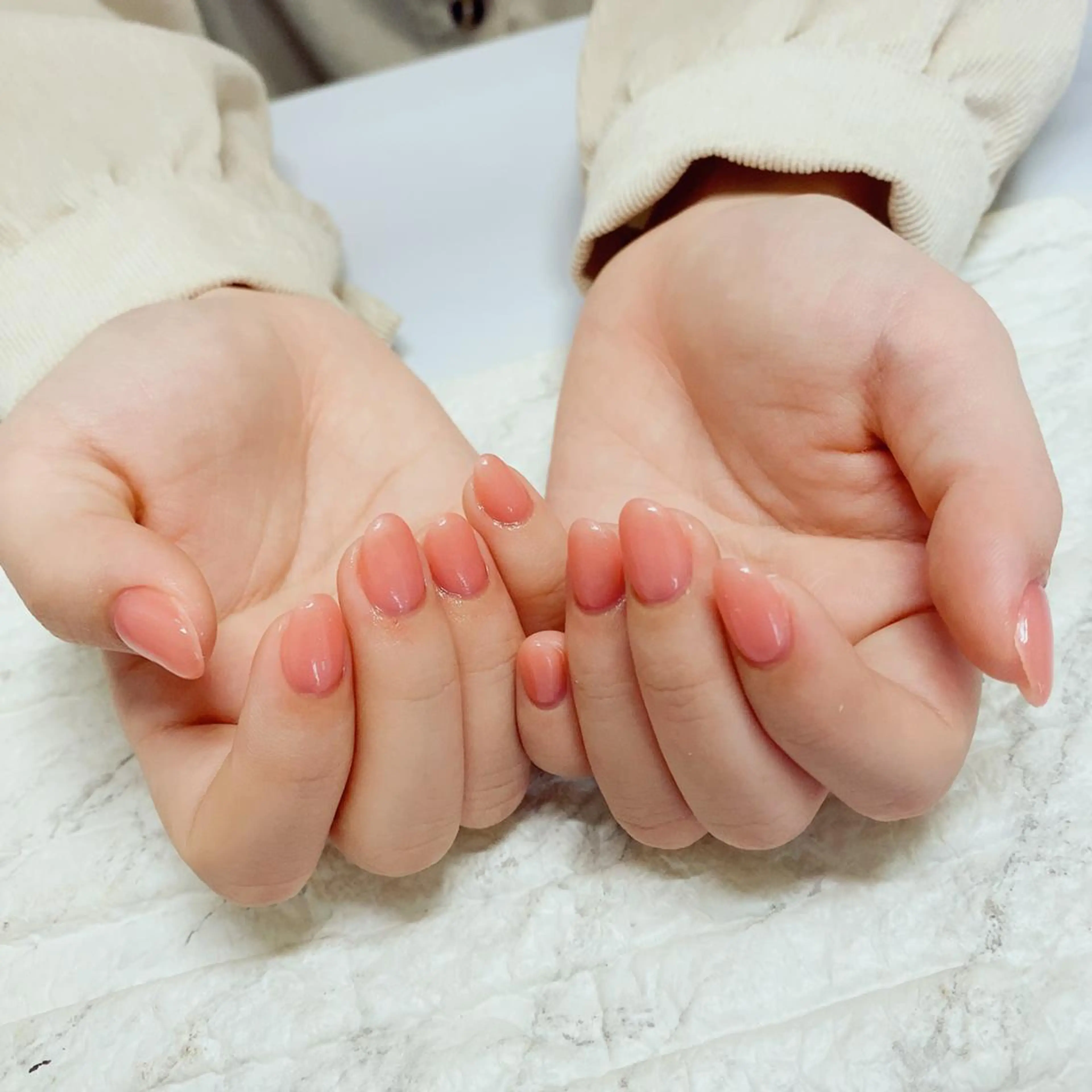 ネイル ワンカラーネイル ハンドネイル yochi nailのネイルデザイン