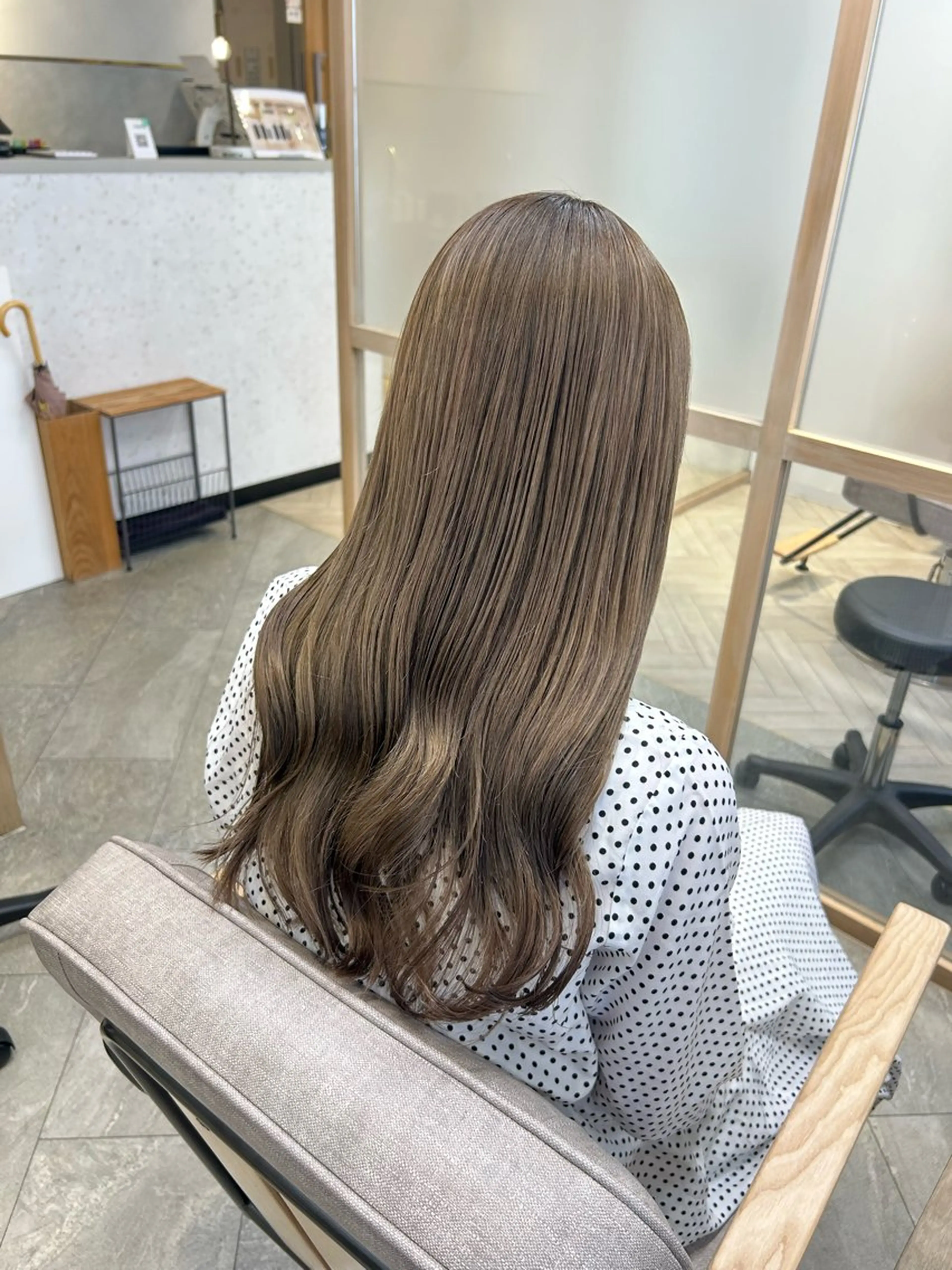 ロング カット ヘアカラー トリートメント 🍀秋山 桃子🍀のヘアスタイル