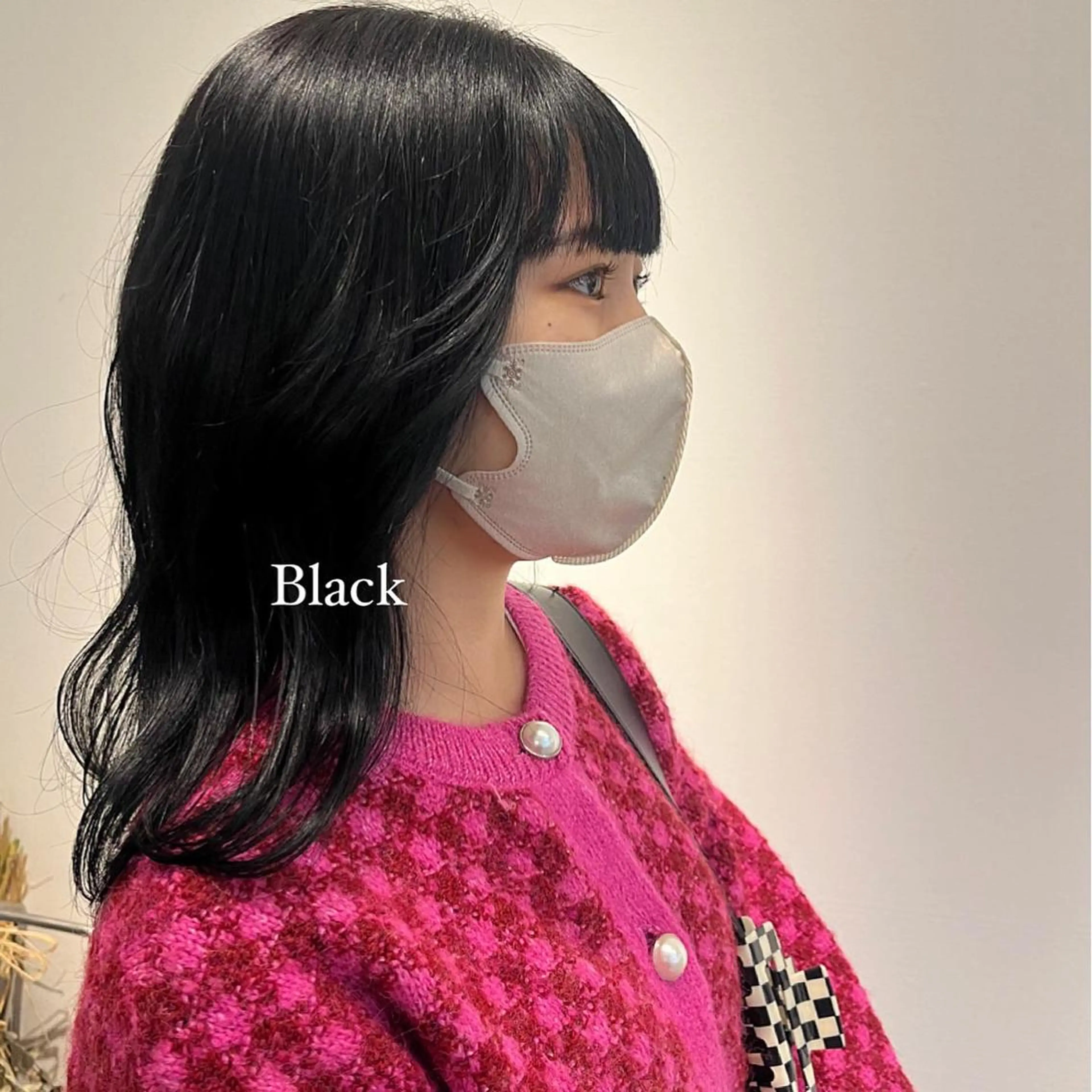 ミディアム 藤井 美歩/赤髪のヘアスタイル