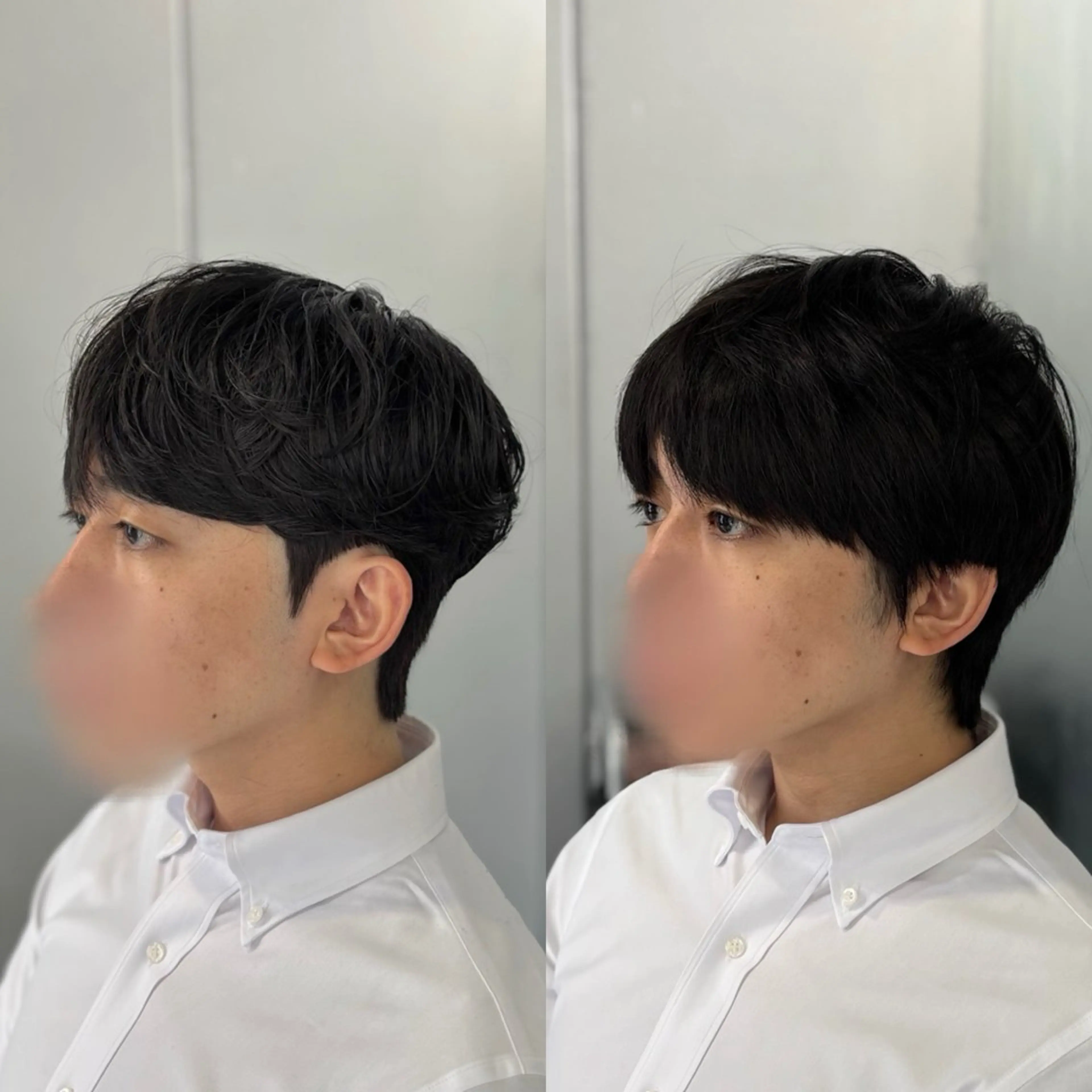 ショート パーマ メンズ カット パーマ 韓国メンズヘア/ ダウンパーマ/歩夢のヘアスタイル