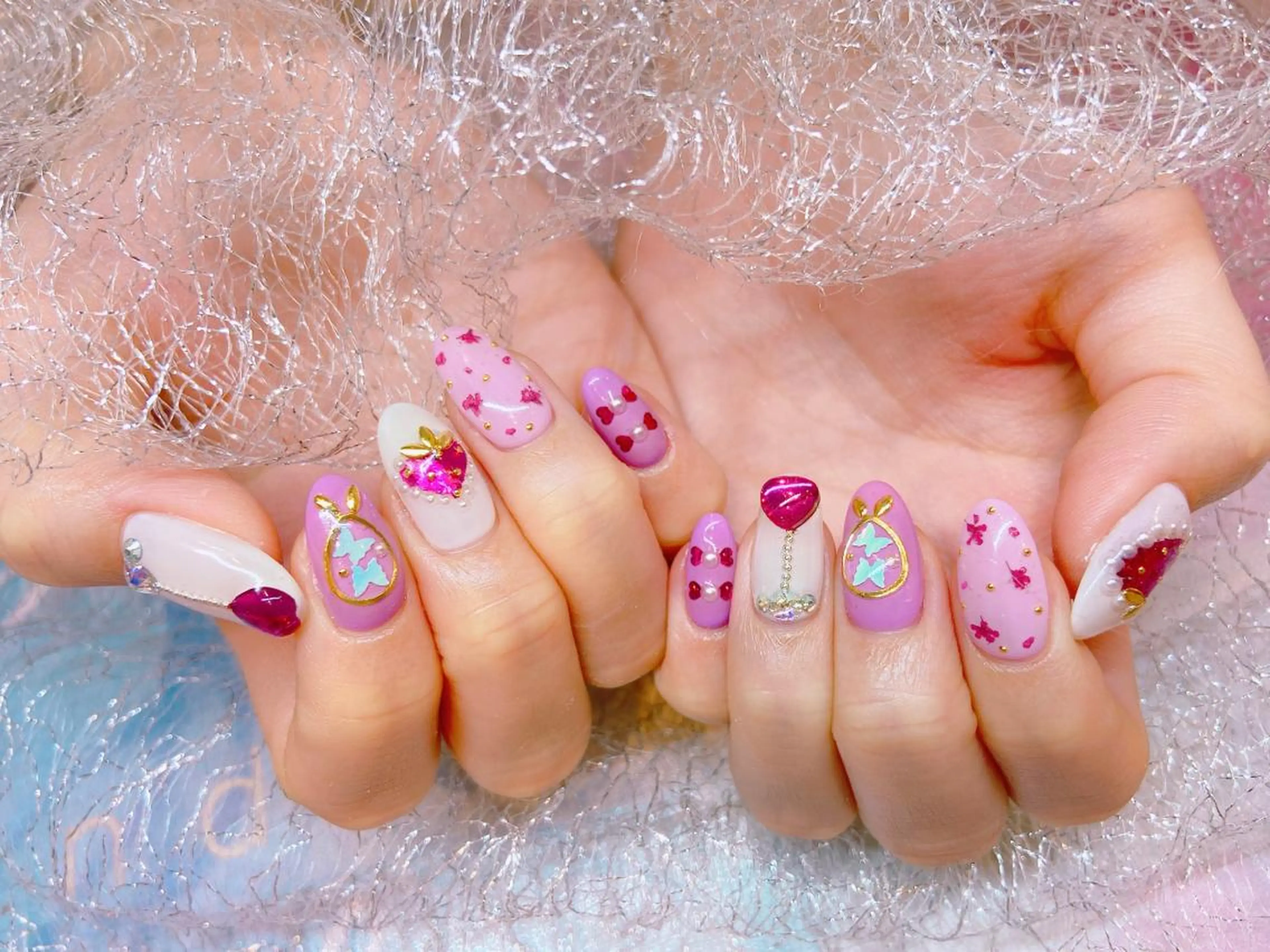 ネイル 長さだし専門店 M2　rikaのネイルデザイン