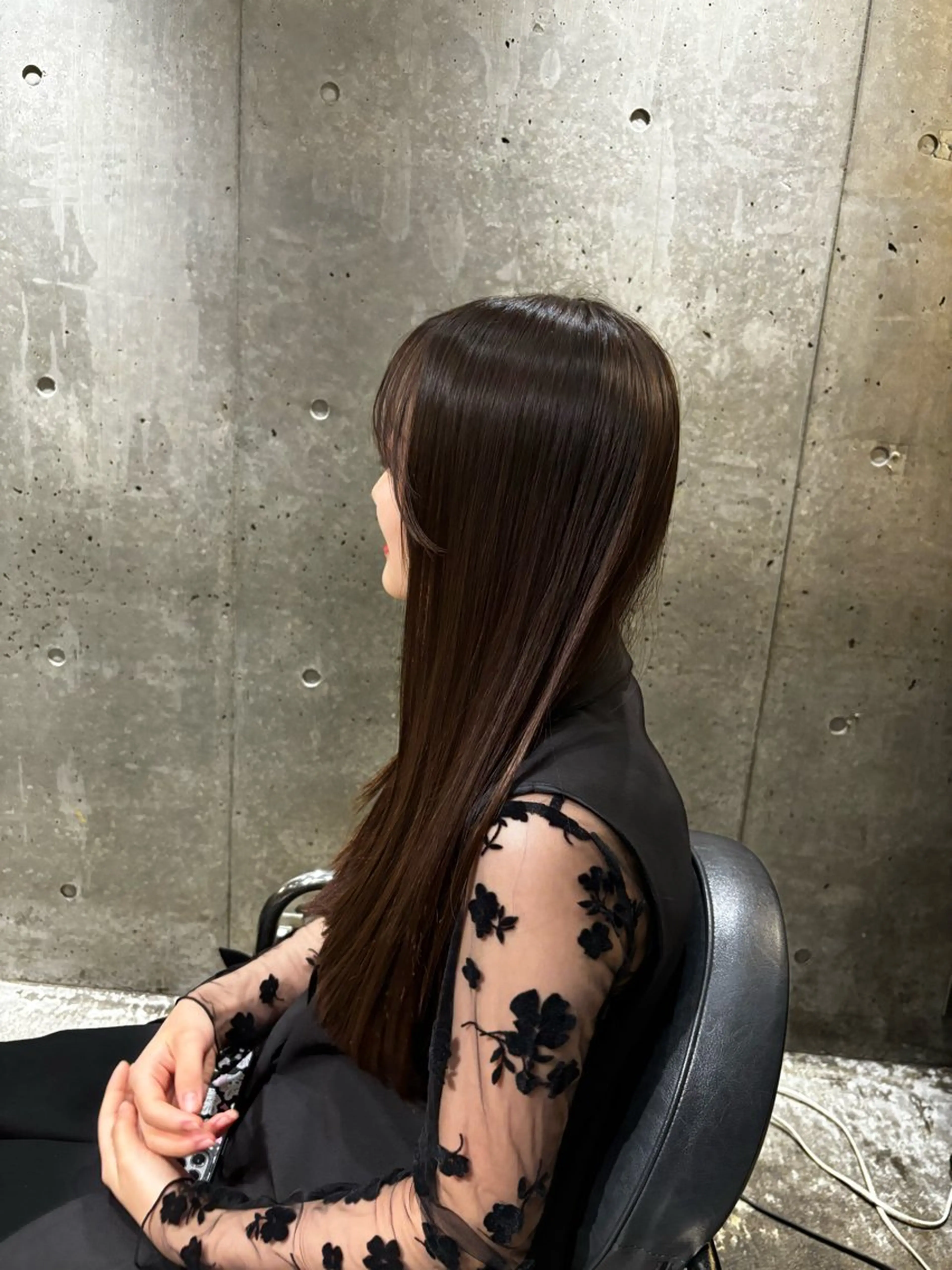 ロング 髪質改善 縮毛矯正 トリートメント 縮毛矯正 毛利 圭佑のヘアスタイル