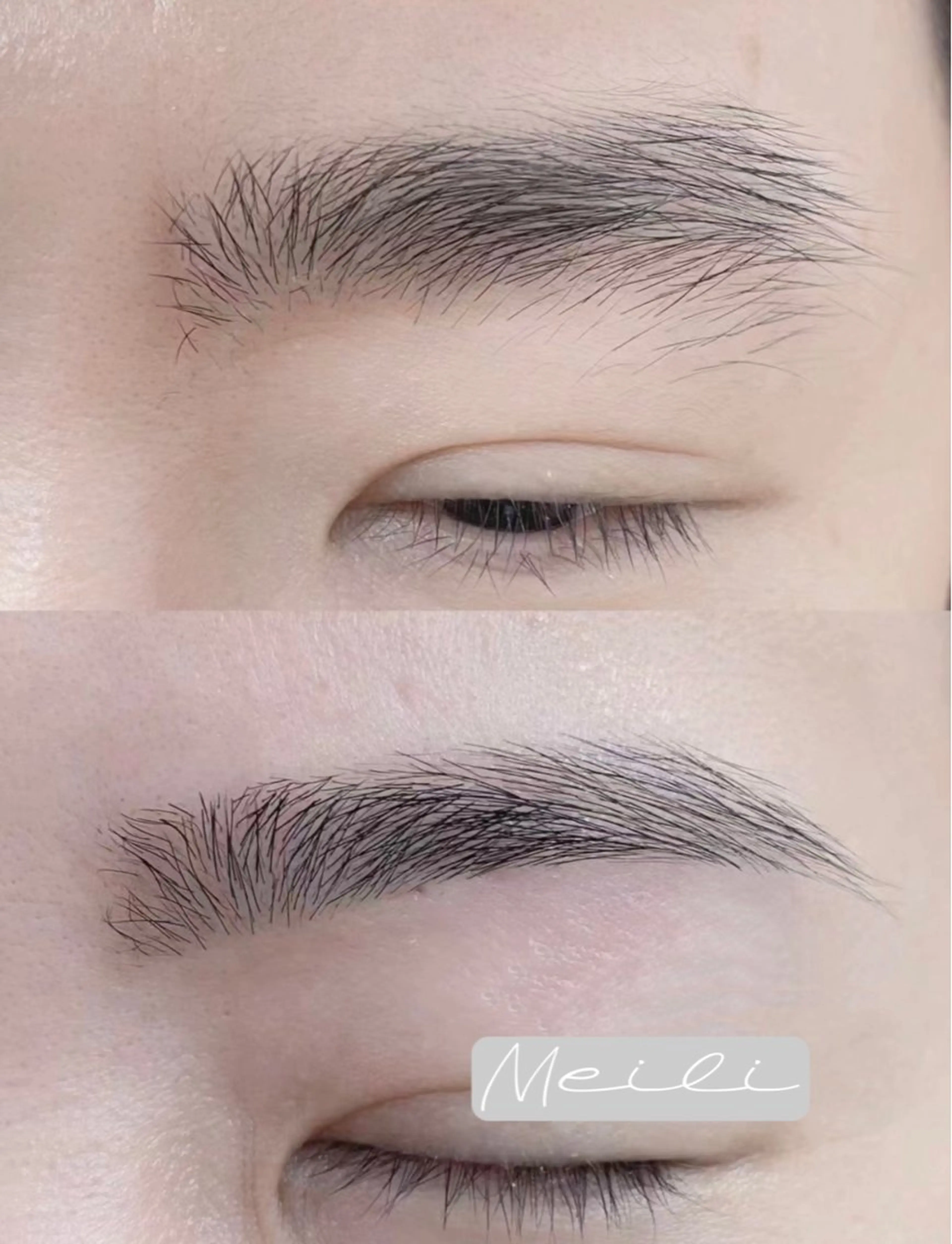 アイブロウ 眉毛ワックス脱毛 Meili メイリのマツエク・マツパデザイン
