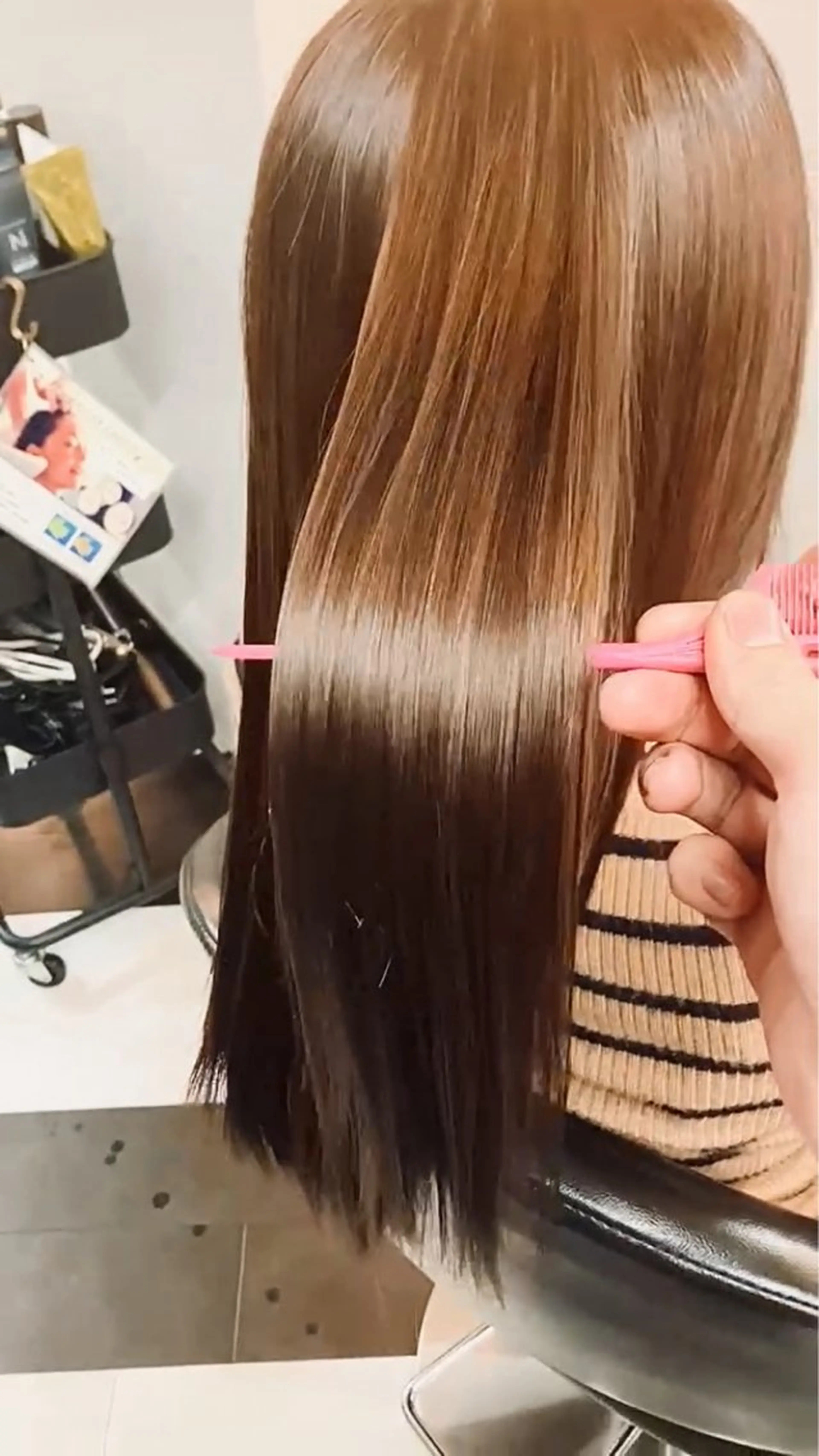 カラー 縮毛矯正 ウルフ・ハイレイヤー 🌟ナカノ・ユウヤのヘアスタイル