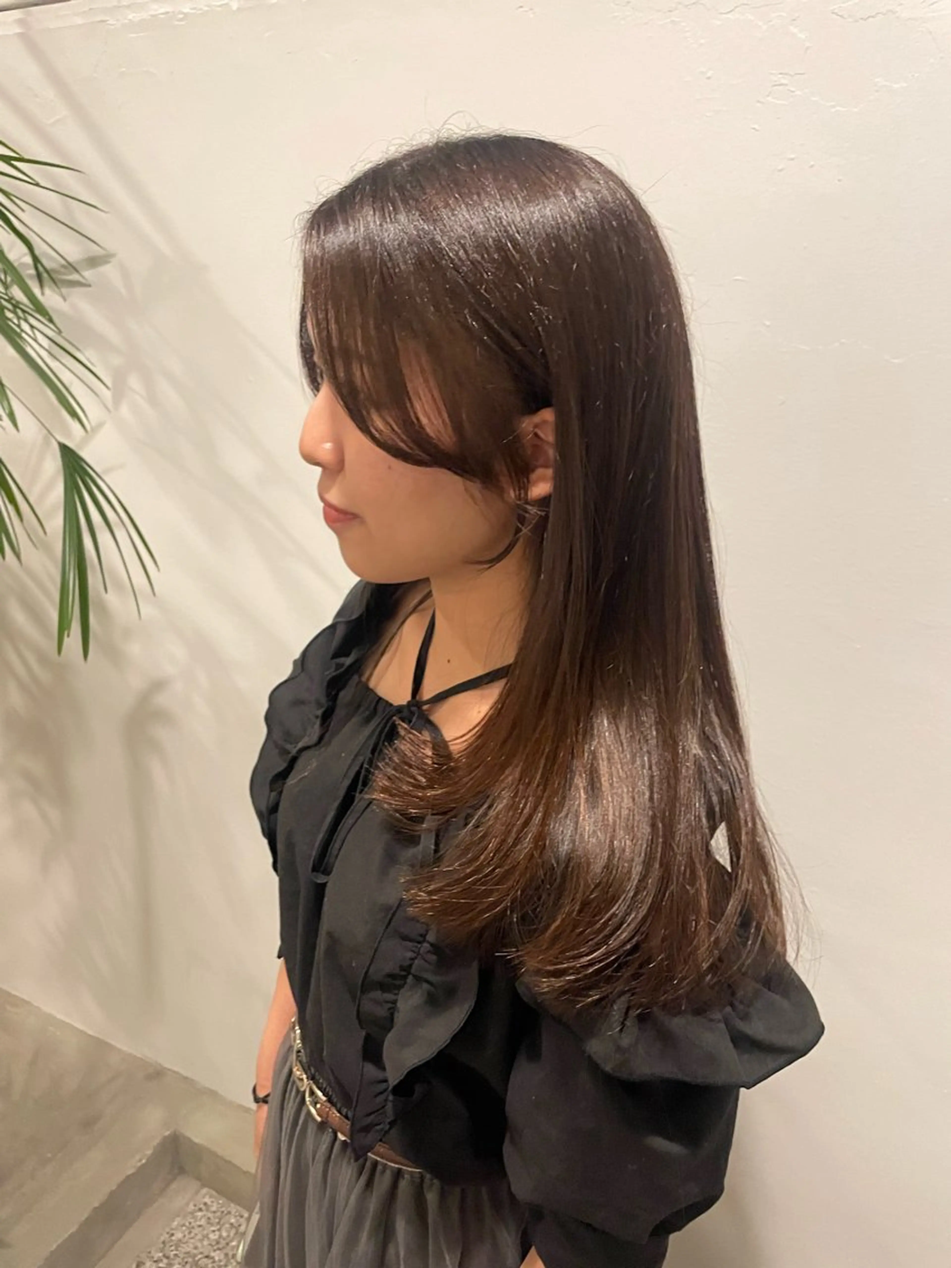 ミディアム 川口 瑞穂のヘアスタイル