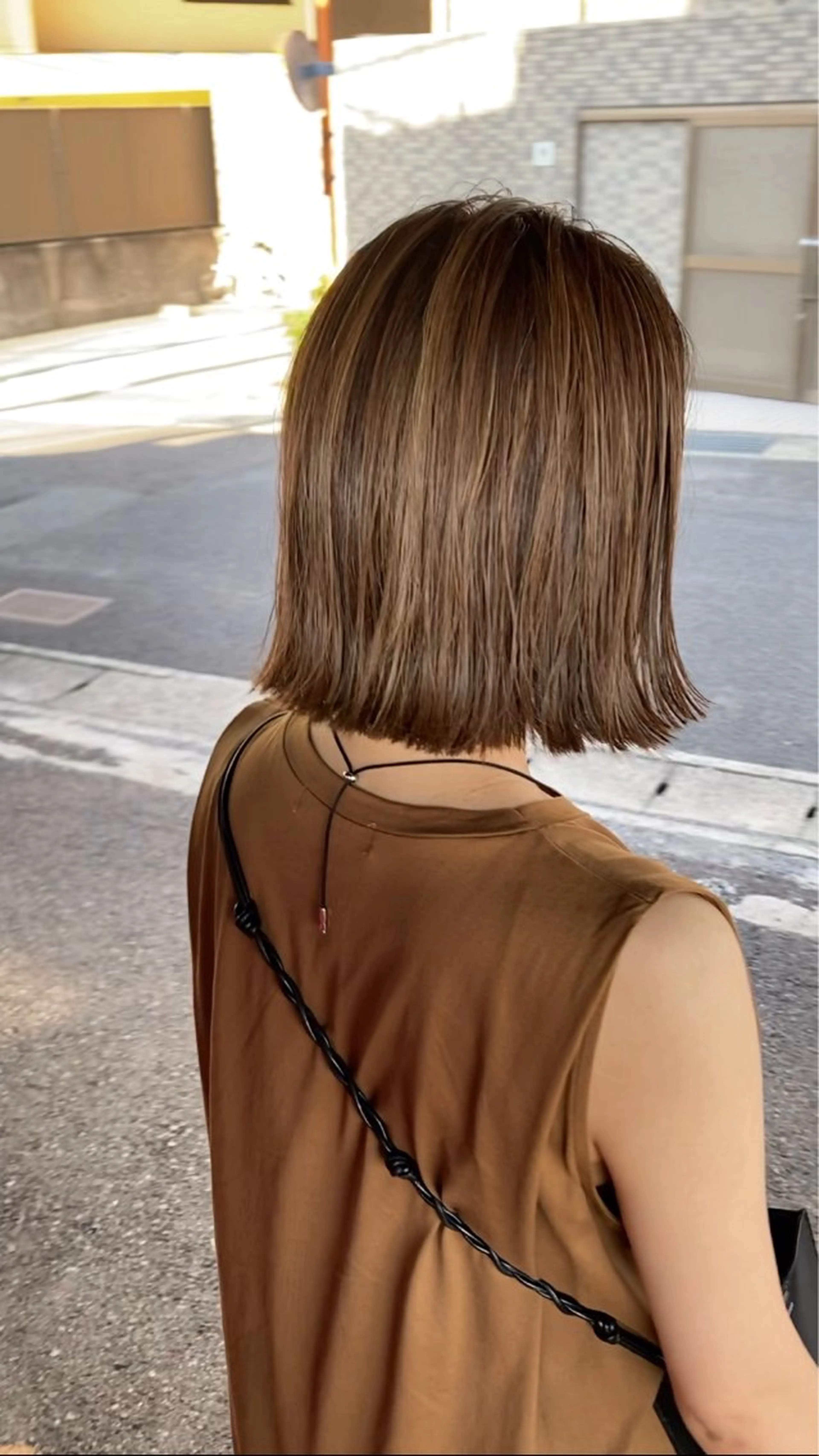 ミディアム ボブ 大谷 哲基のヘアスタイル