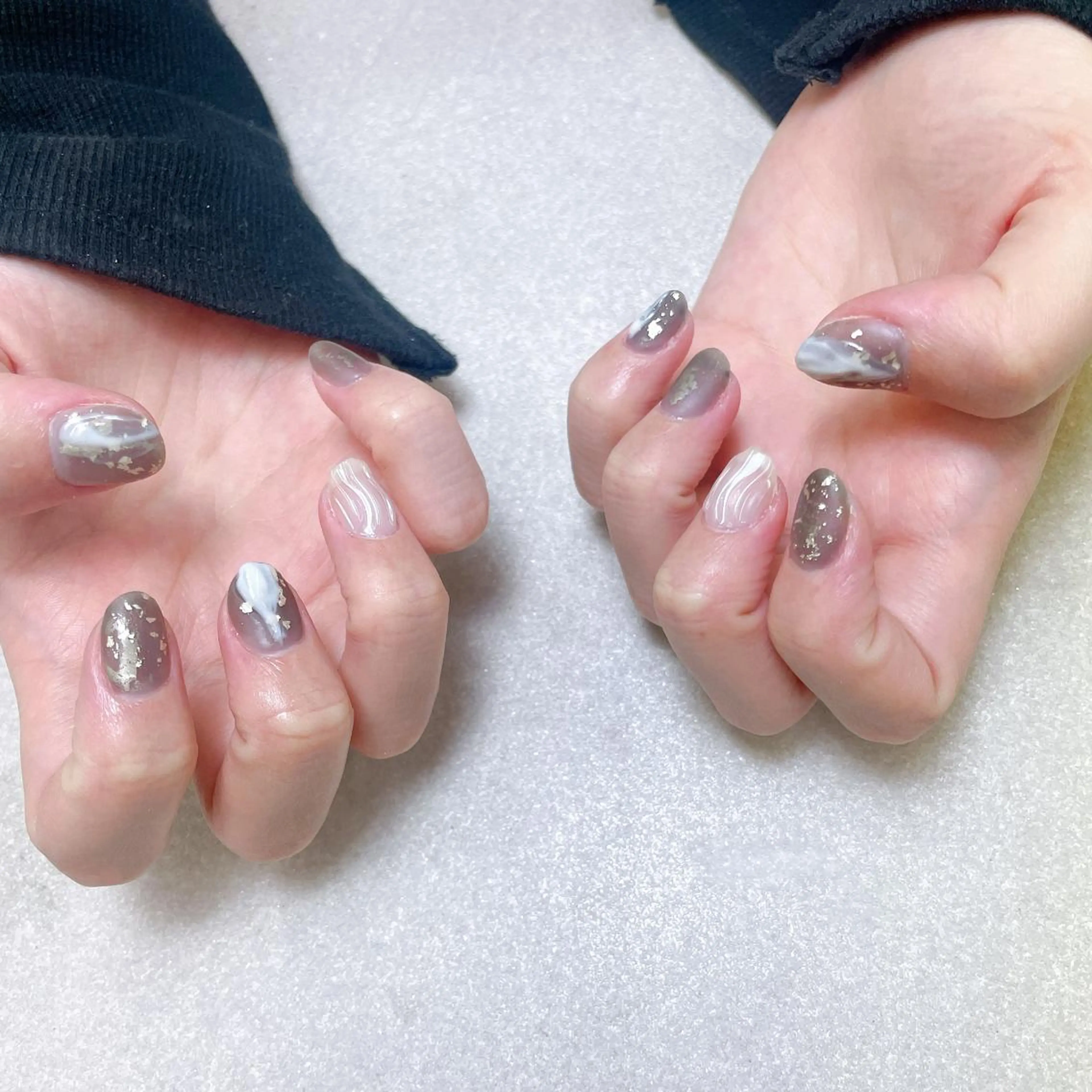 ネイル ハンドネイル A85G ayakoのネイルデザイン