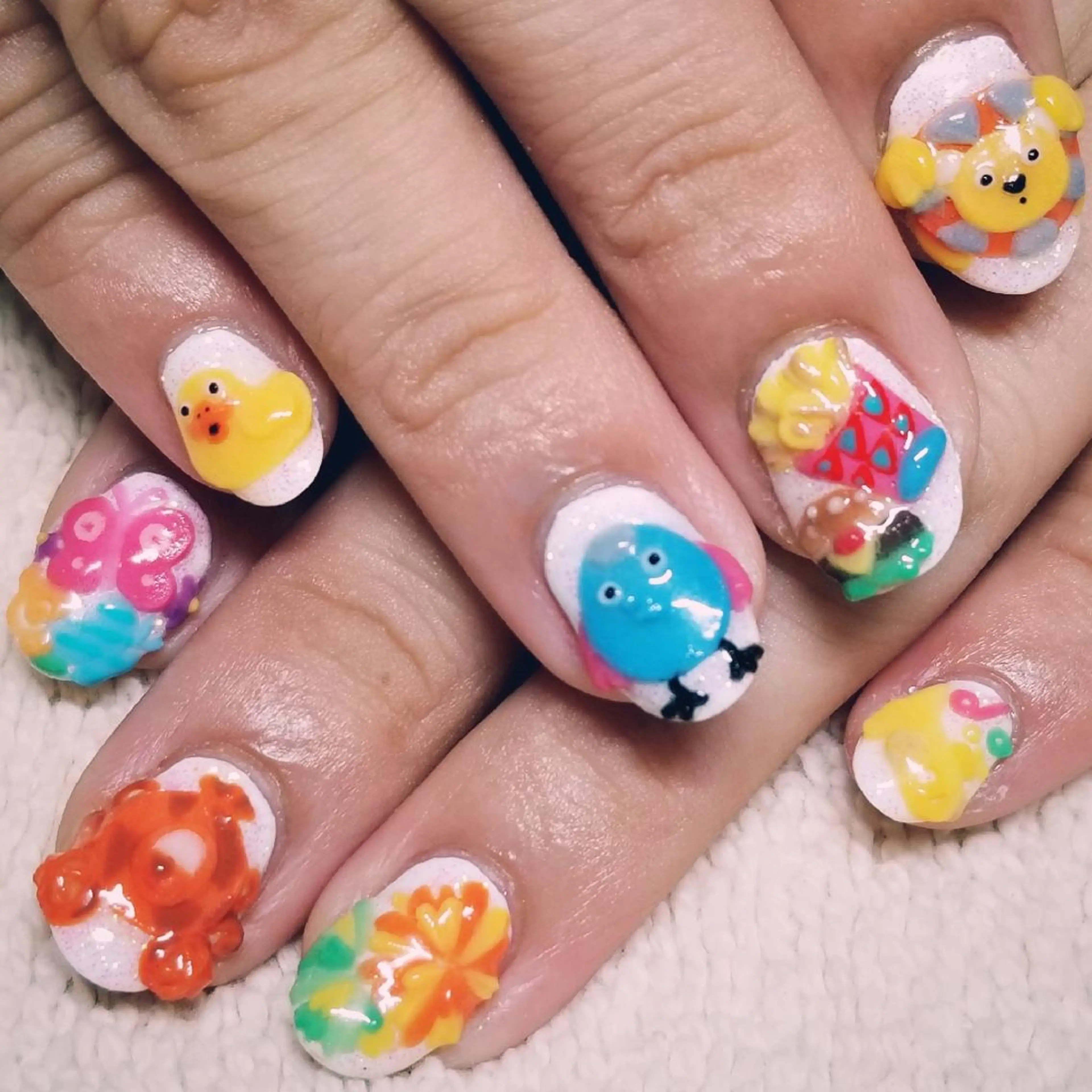 ネイル ラメ(グリッター) ワンカラーネイル ハンドネイル よしだ ひろきのネイルデザイン