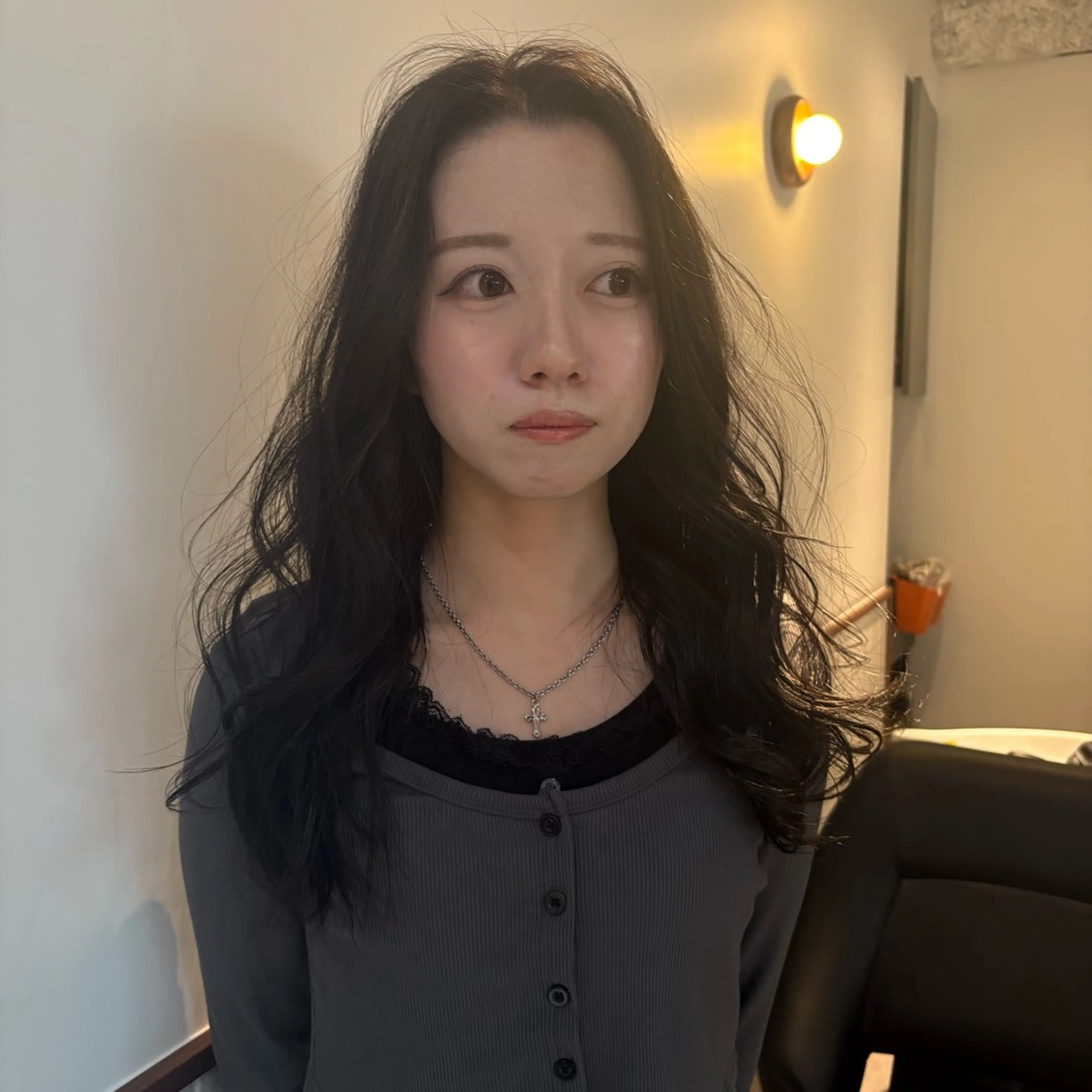 セミロング カラー ヘアアレンジ ショートボブ ボブ くびれヘア 顔まわりレイヤー 顔周りカット ヘアカラー 小西海青 ✨モデル様募集✨️のヘアスタイル