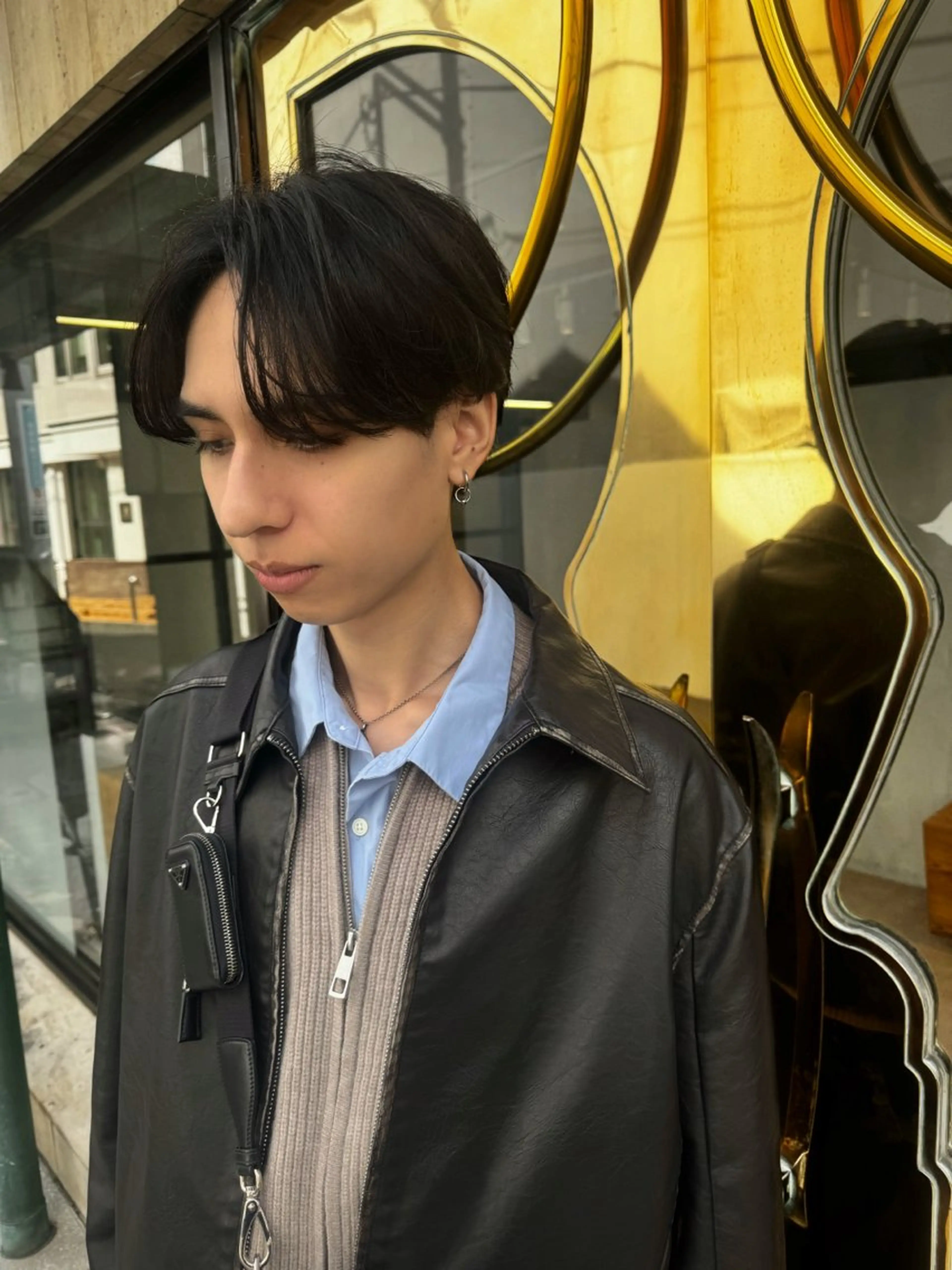 ミディアム カラー パーマ カット ヘッドスパ ヘアセット メンズNO.1口コミ 高評価🟡三澤拓海✅のヘアスタイル