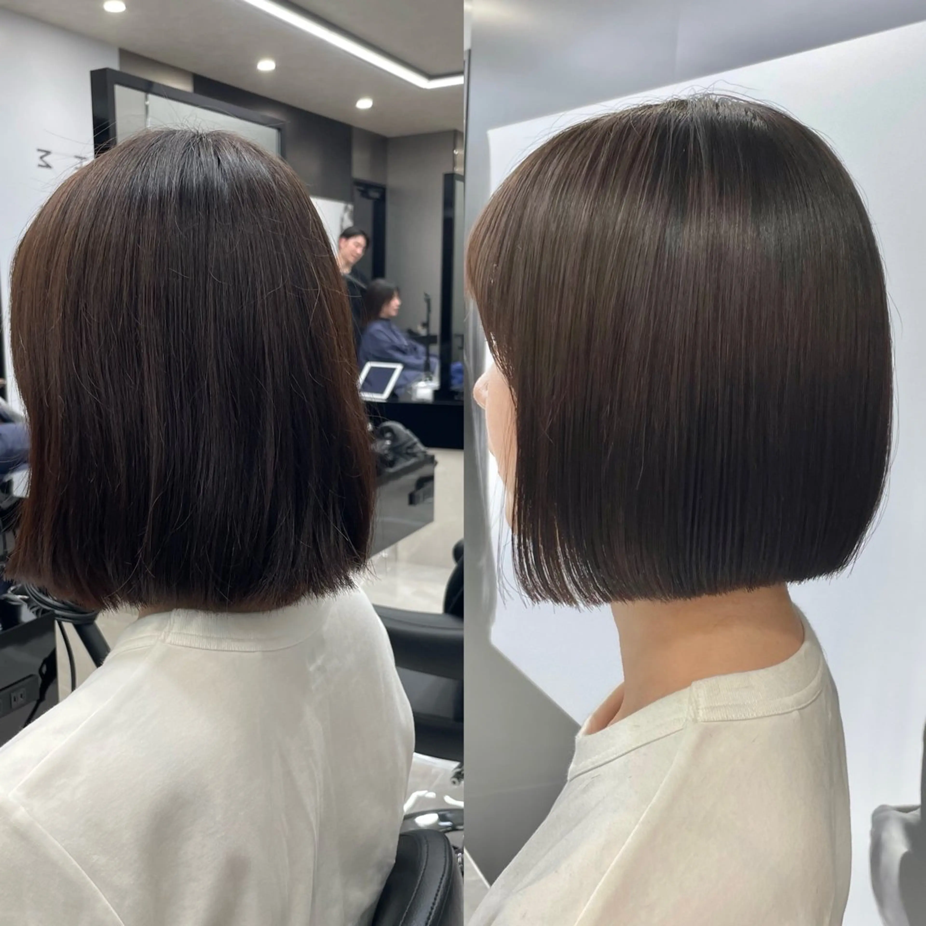 ショート ボブ 顔周りカット HARUKI MINATO Japan SENDAI所属・🌈【透明感・韓国 ヘア】がっきー🌈のヘアスタイル