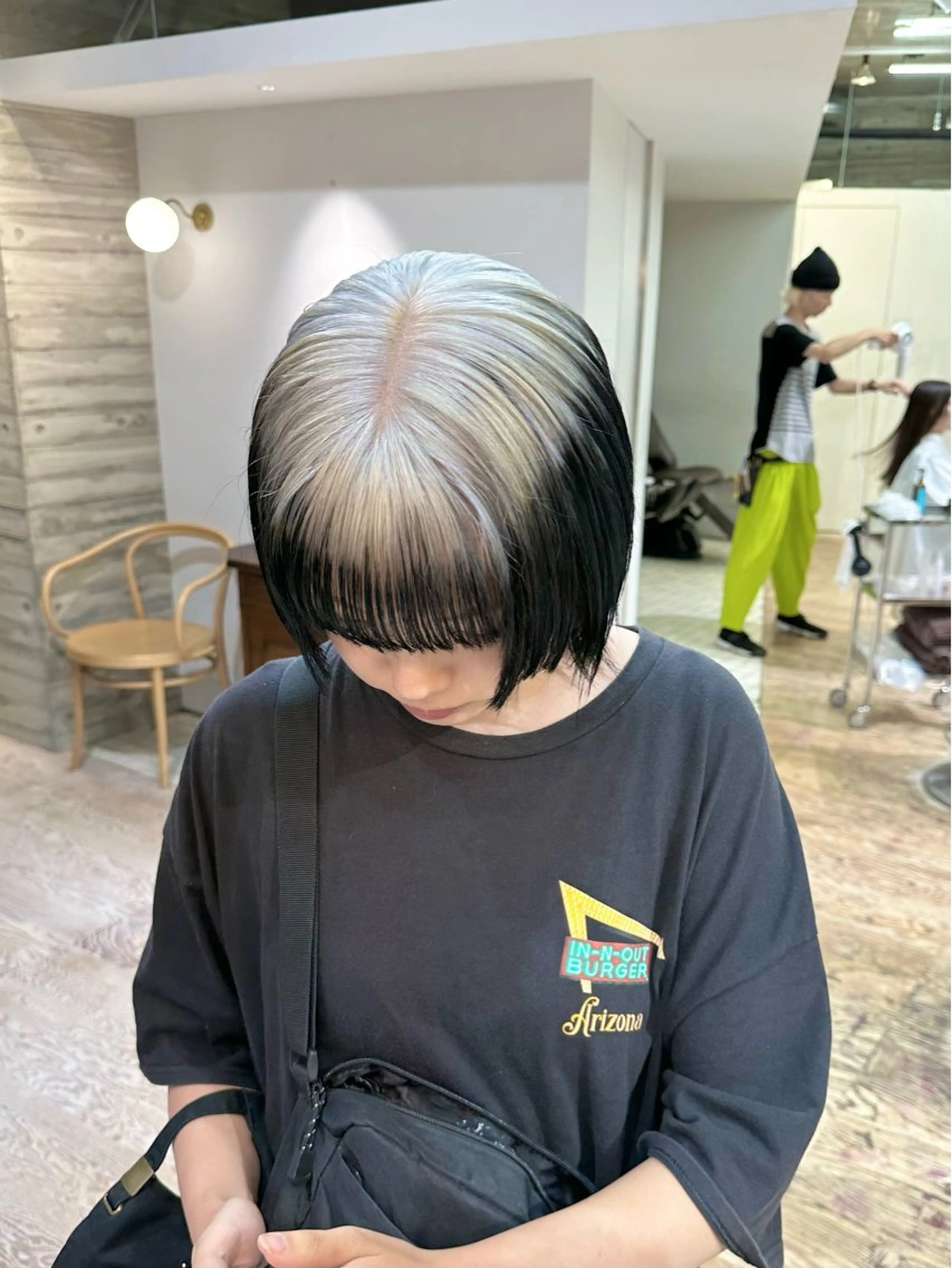 ショート カラー デザインカラー ヘアカラー トリートメント ヘッドスパ ヘアセット kai .のヘアスタイル