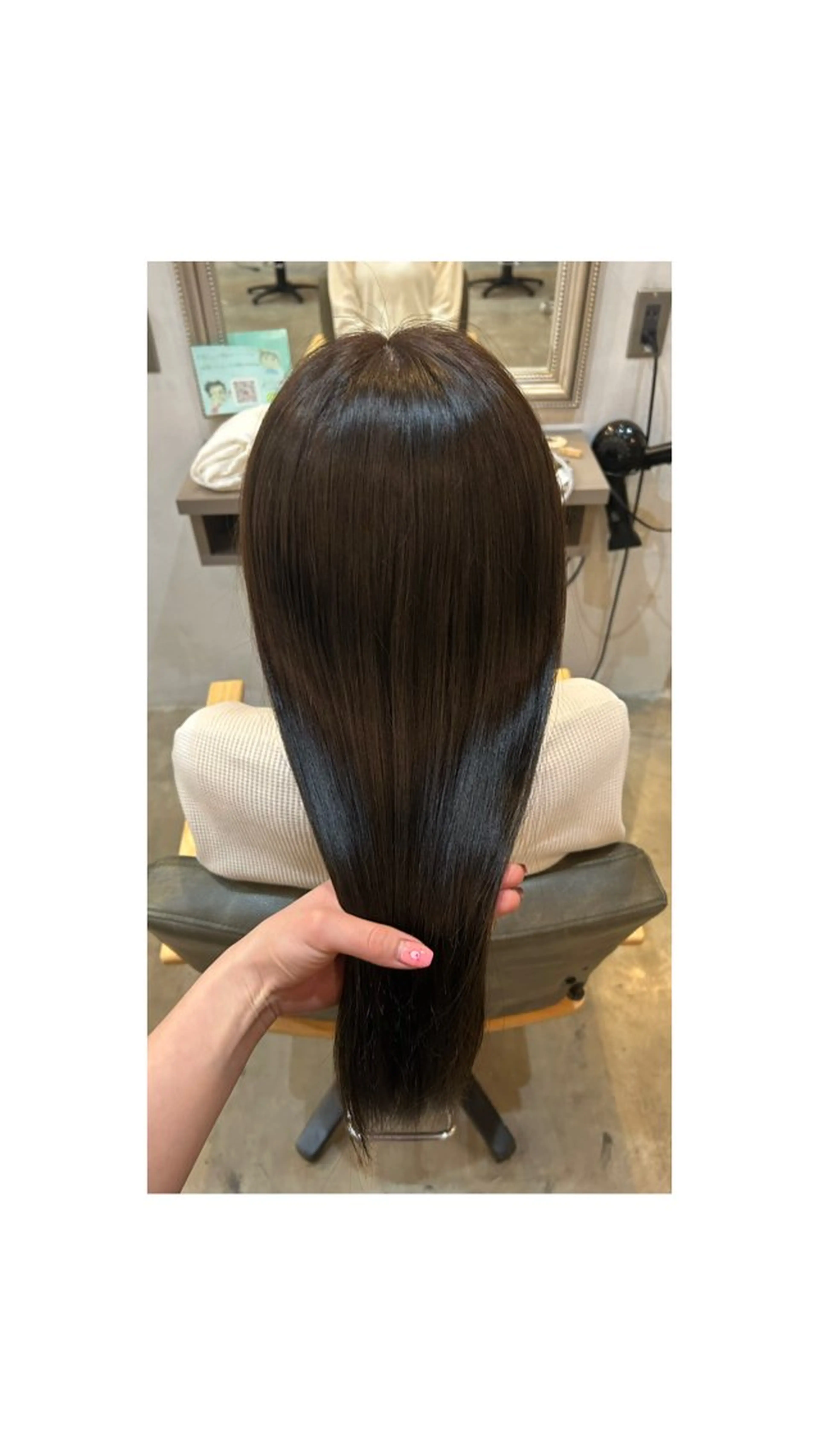 ロング 長谷川 楓恋のヘアスタイル