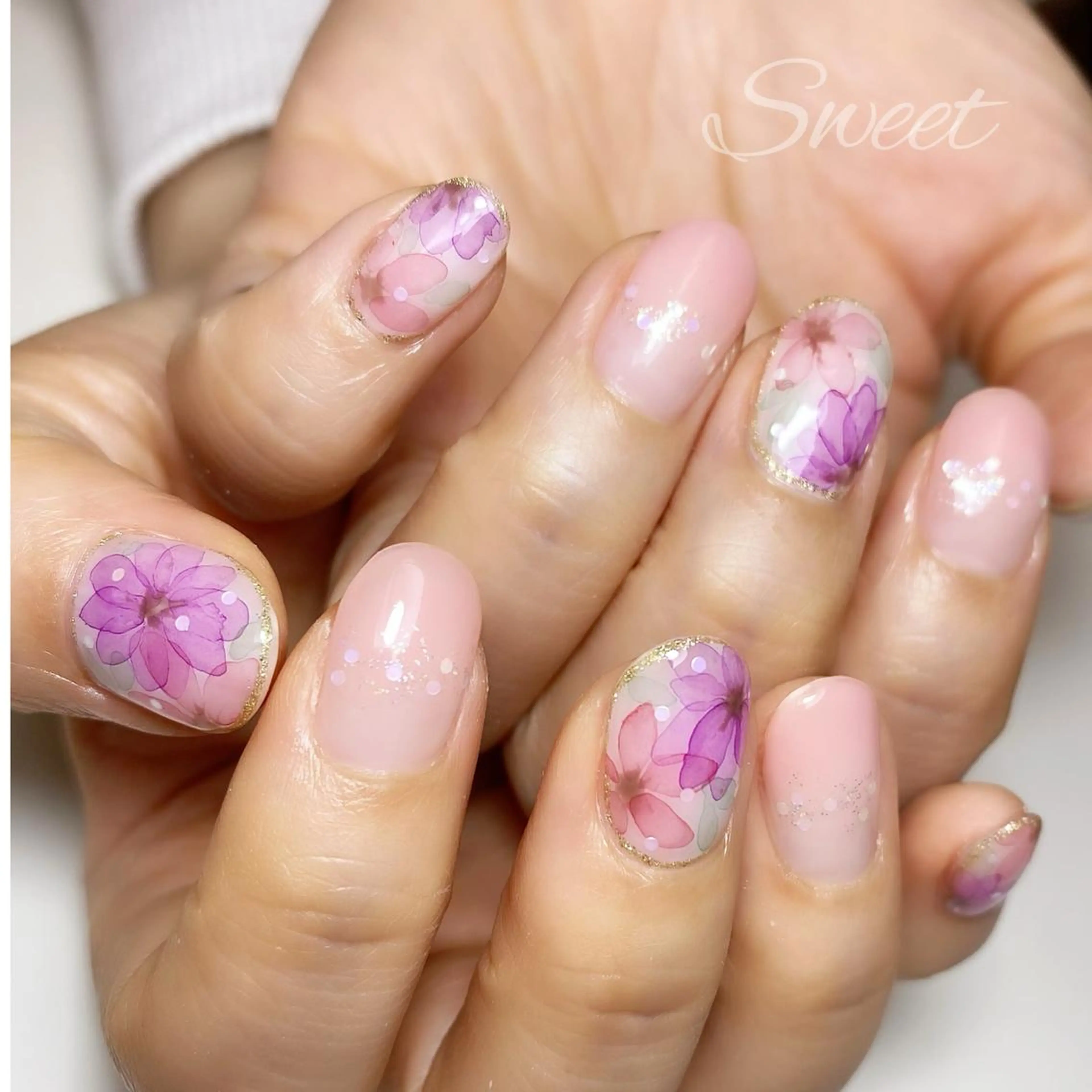 ネイル sweet 仲野陽子のネイルデザイン