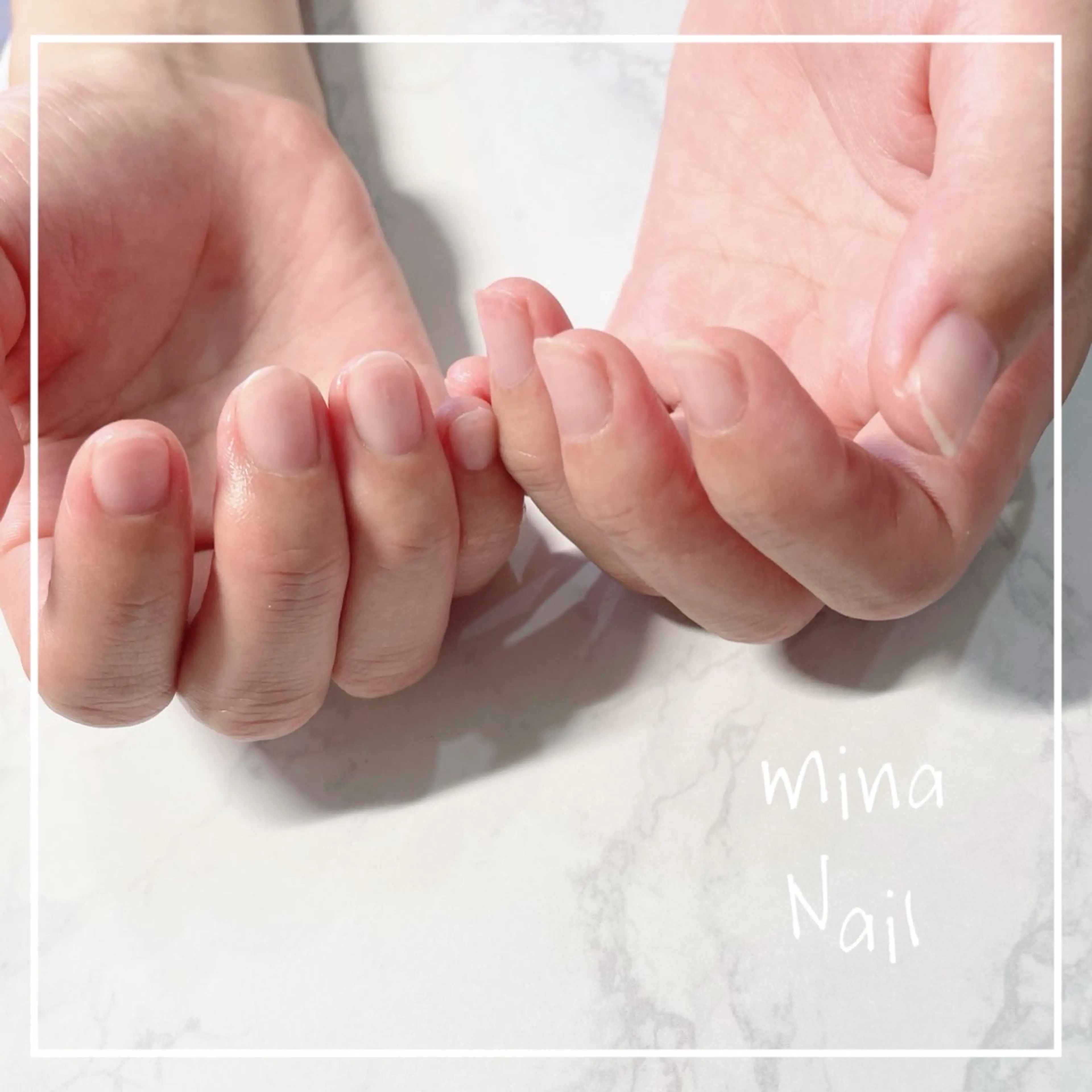 ネイル クリアネイル ジェルネイル マットネイル mina Nailのネイルデザイン