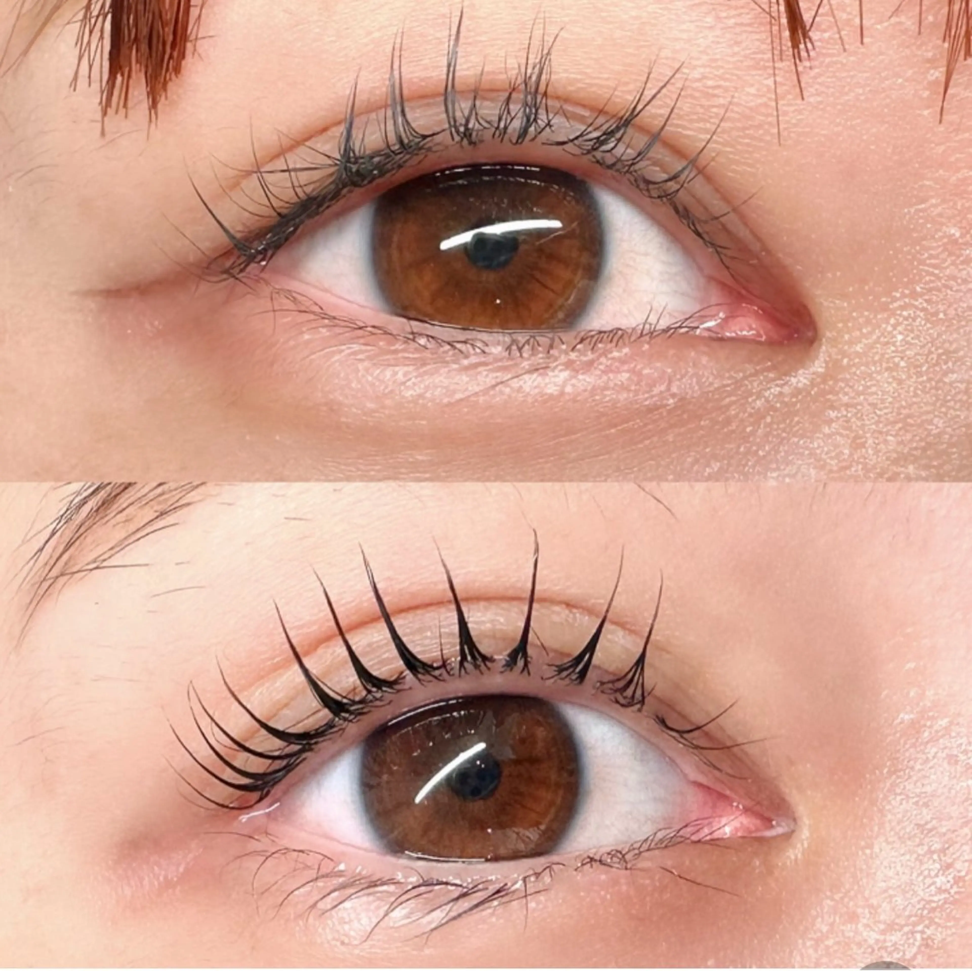 マツエク・マツパ パリジェンヌラッシュリフト 一重×まつ毛パーマ momoka 💕のマツエク・マツパデザイン