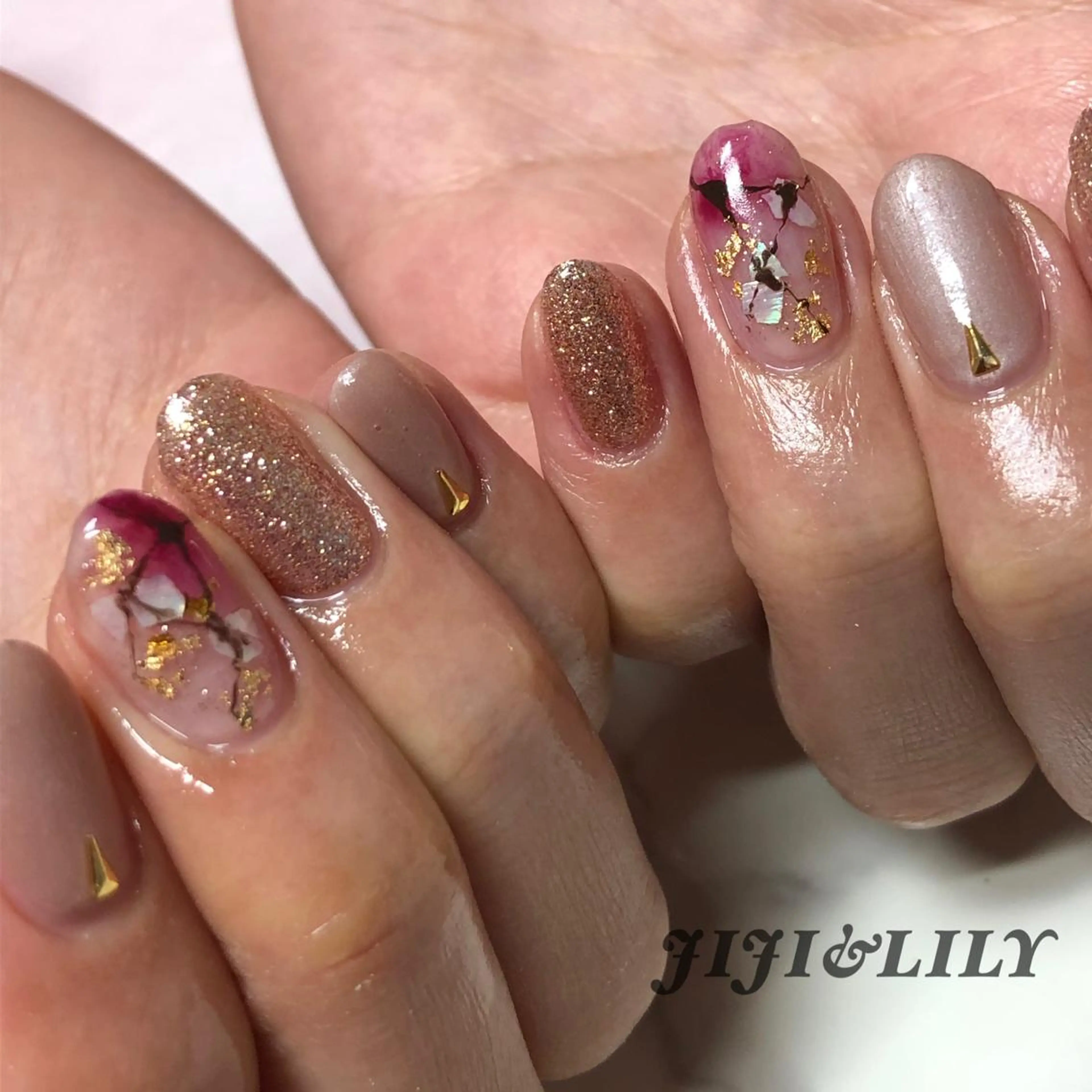 ネイル ニュアンスネイル 豊田 圭子のネイルデザイン