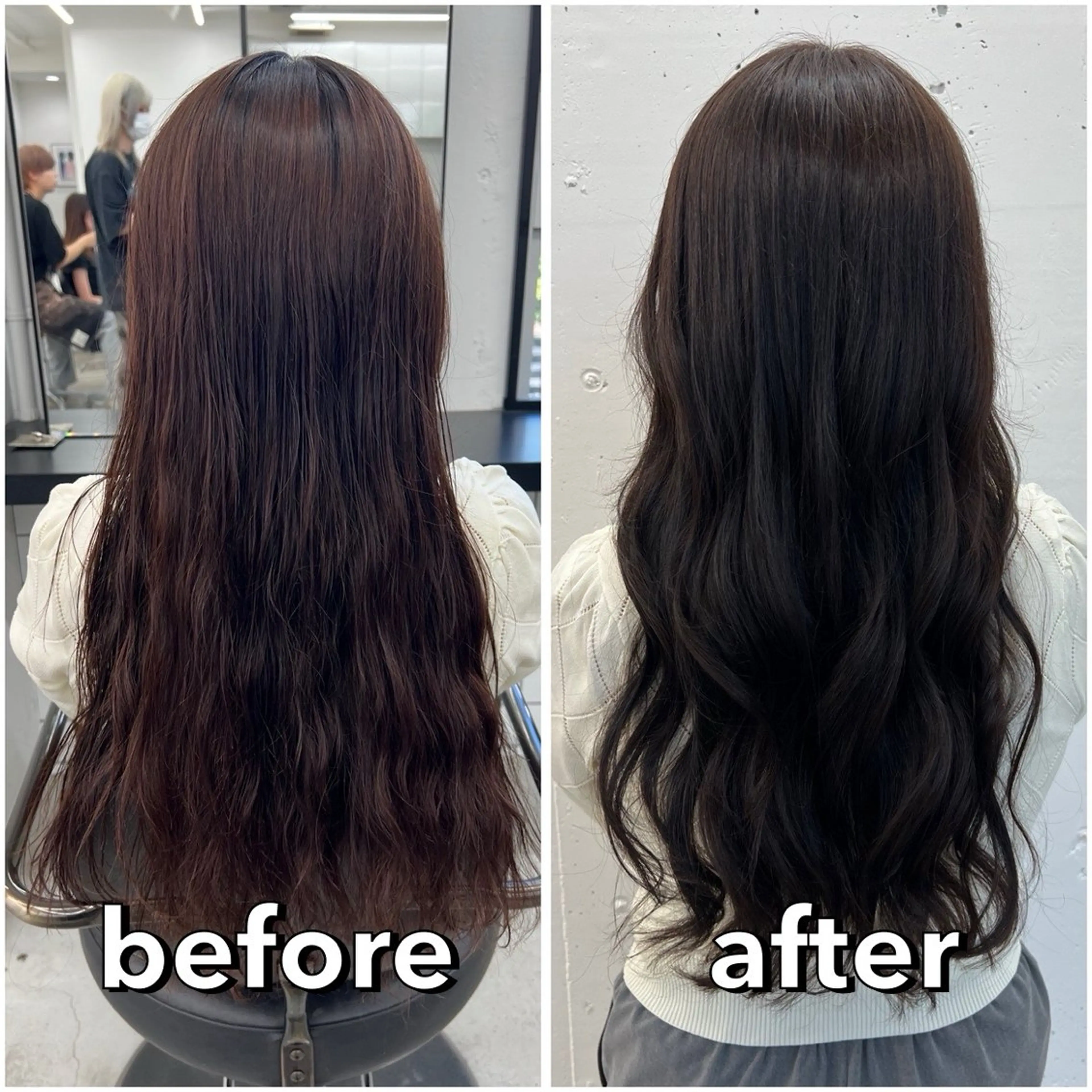 ロング カラー ブラウンカラー 透明感カラー ヘアカラー あすか JILLSTUDIOのヘアスタイル