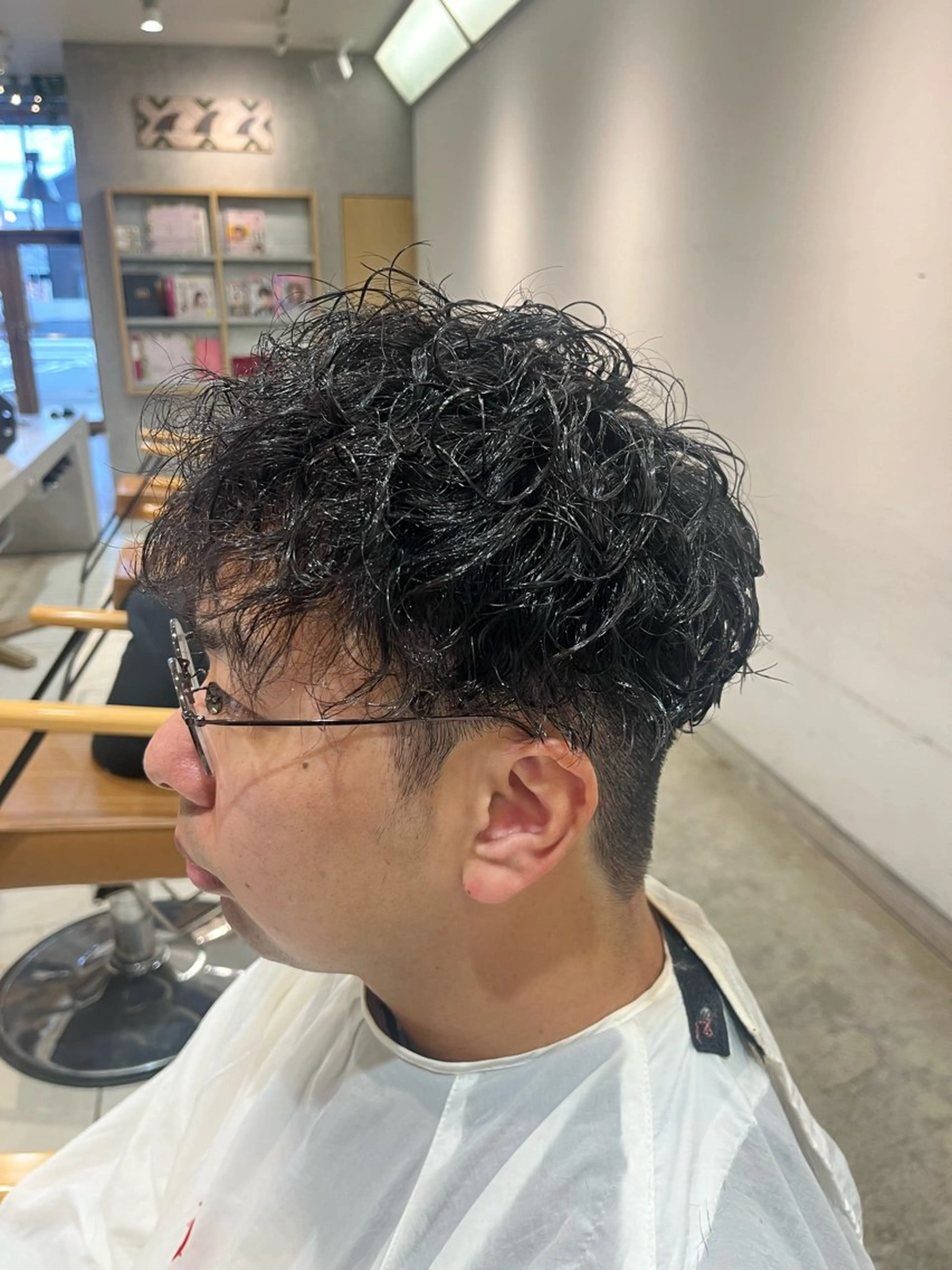ショート パーマ メンズ 清水 men'sパーマ特化のヘアスタイル