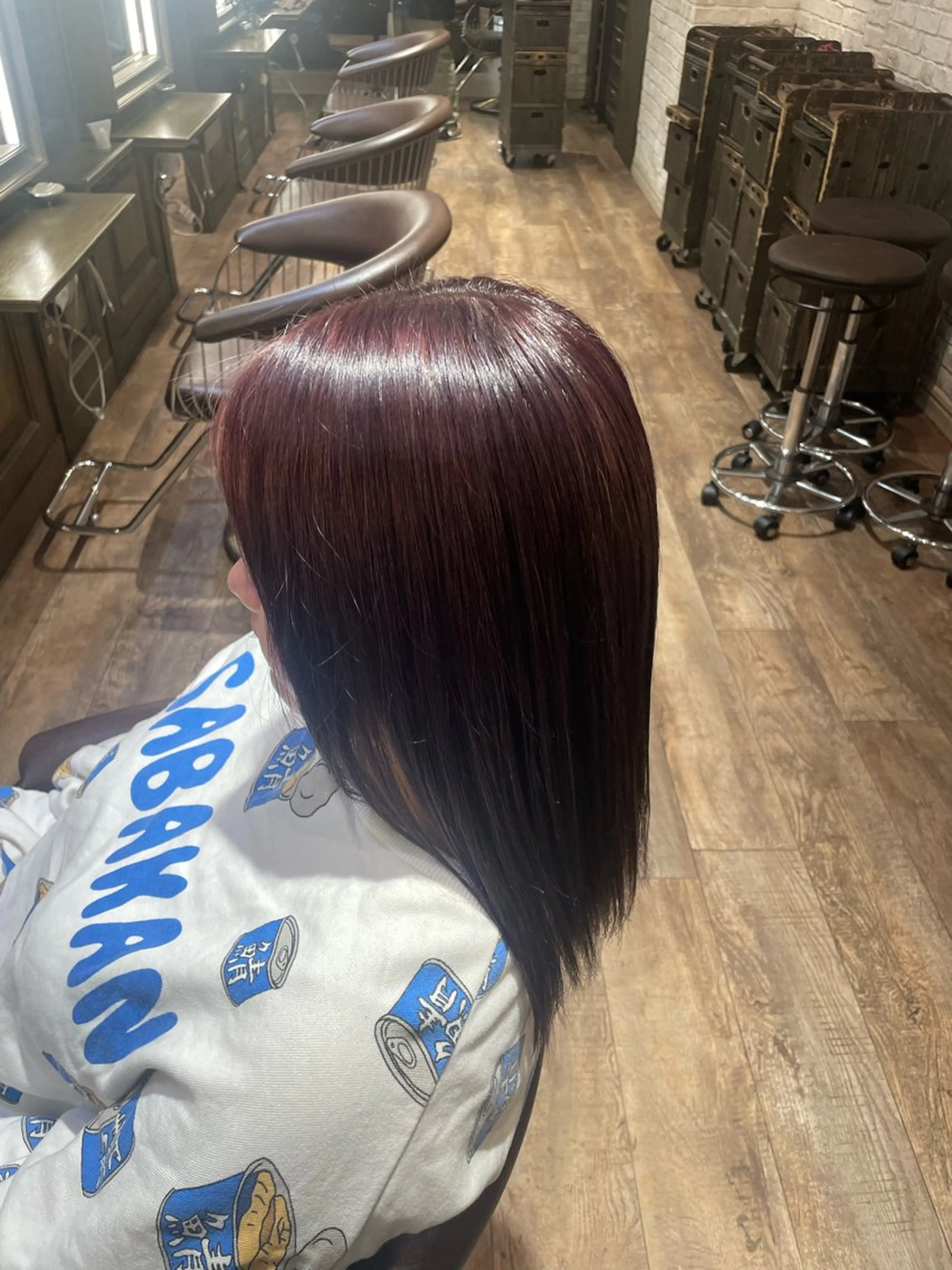 セミロング カラー Cloe仙台🍒ྀི ツルイヒナタのヘアスタイル