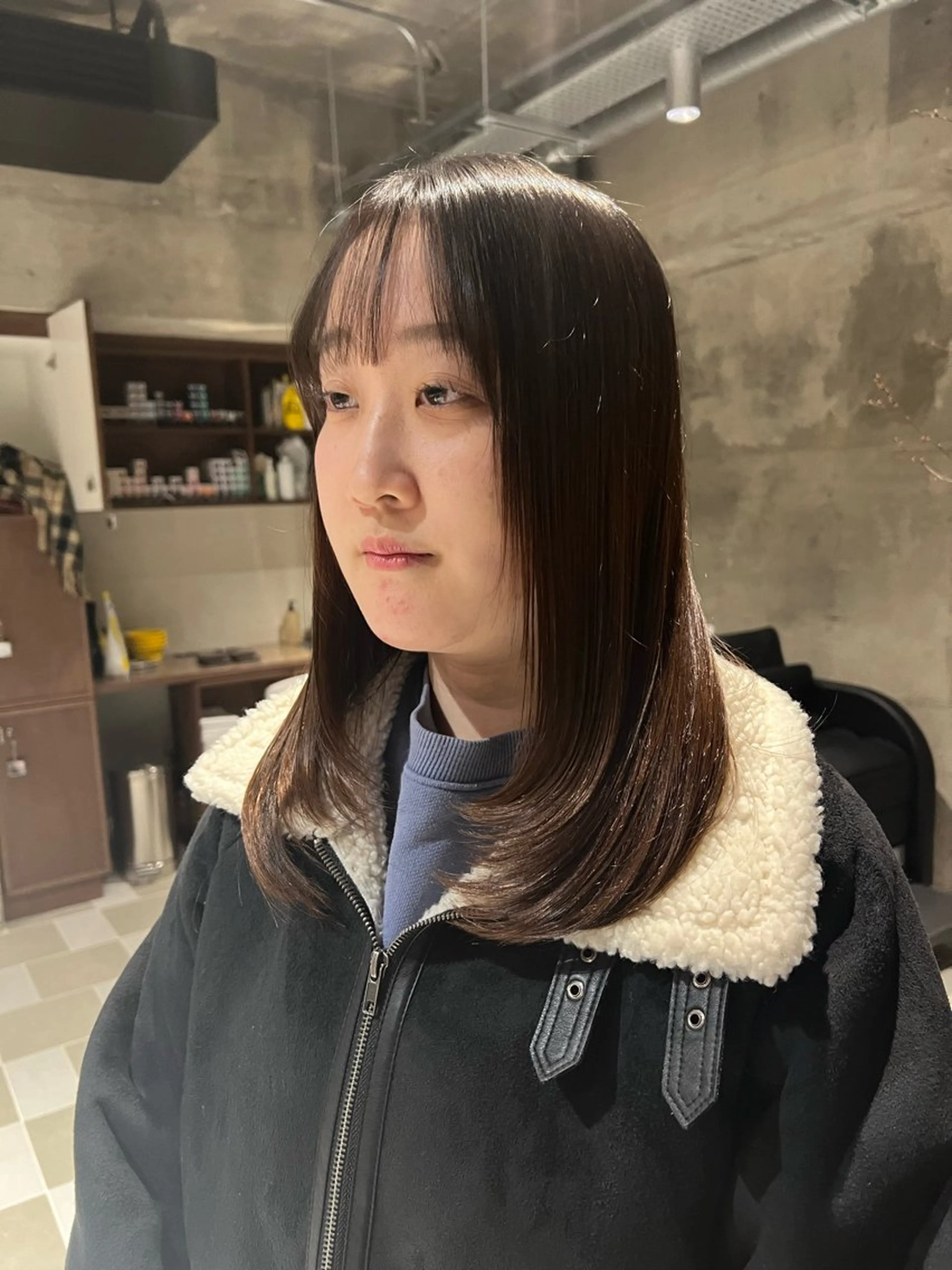 ミディアム カット nok所属・nok kaoriのヘアスタイル