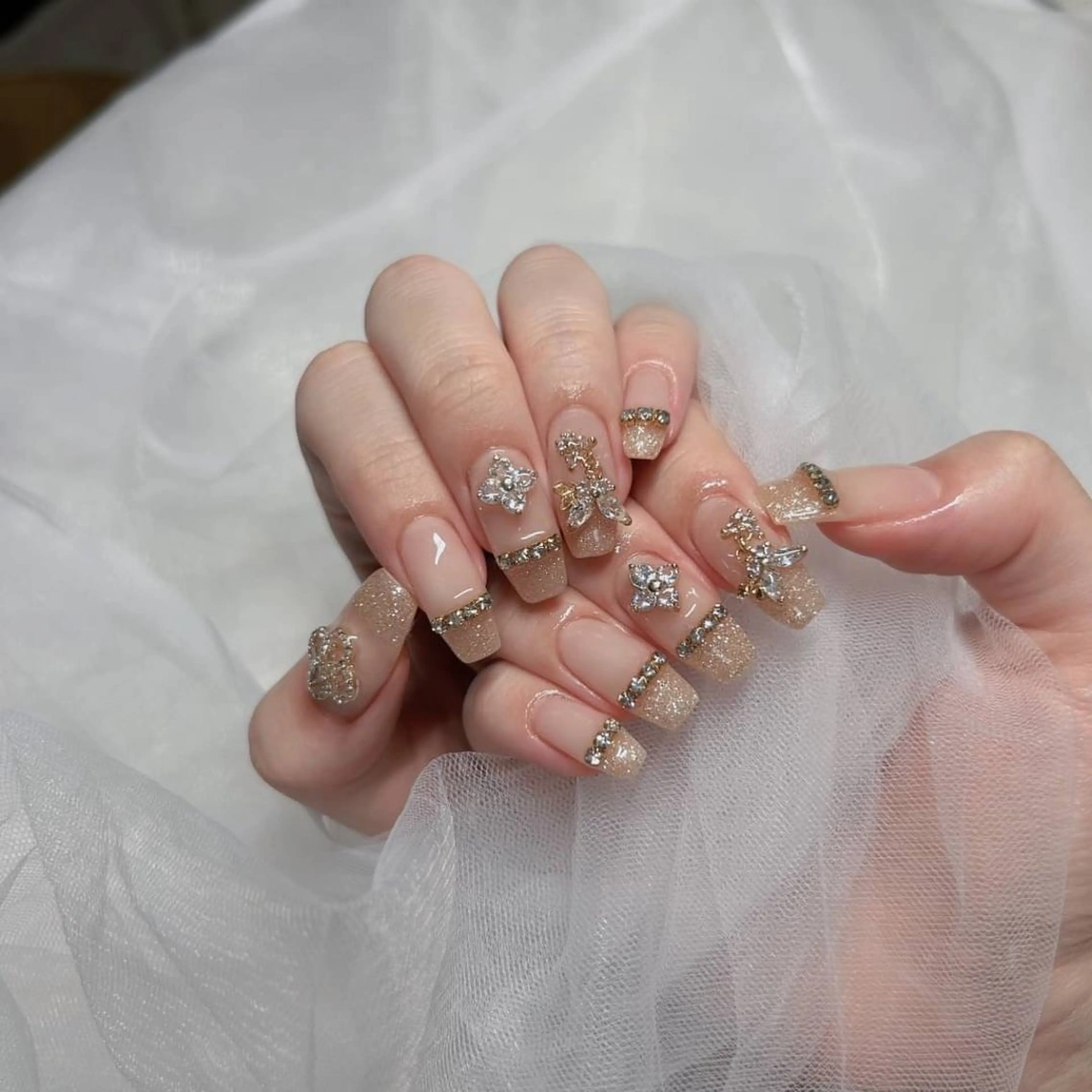 🎀ご新規様限定価格🎀スカルプ１０本＋Design D（１０本アートやり放題.パーツつけ放題）オフあり⭕️（オフ無料）の写真