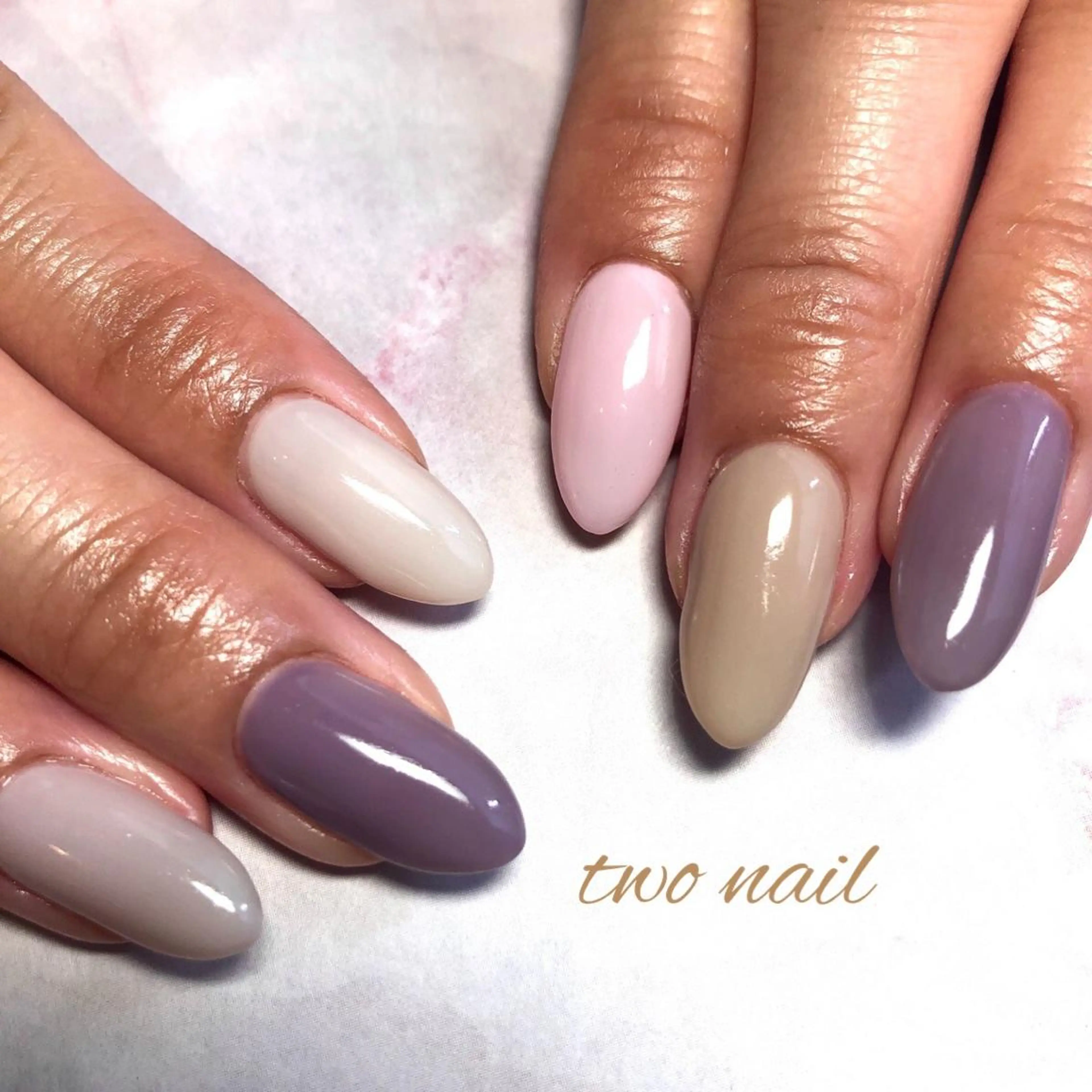 ネイル ハンドネイル two nailのネイルデザイン