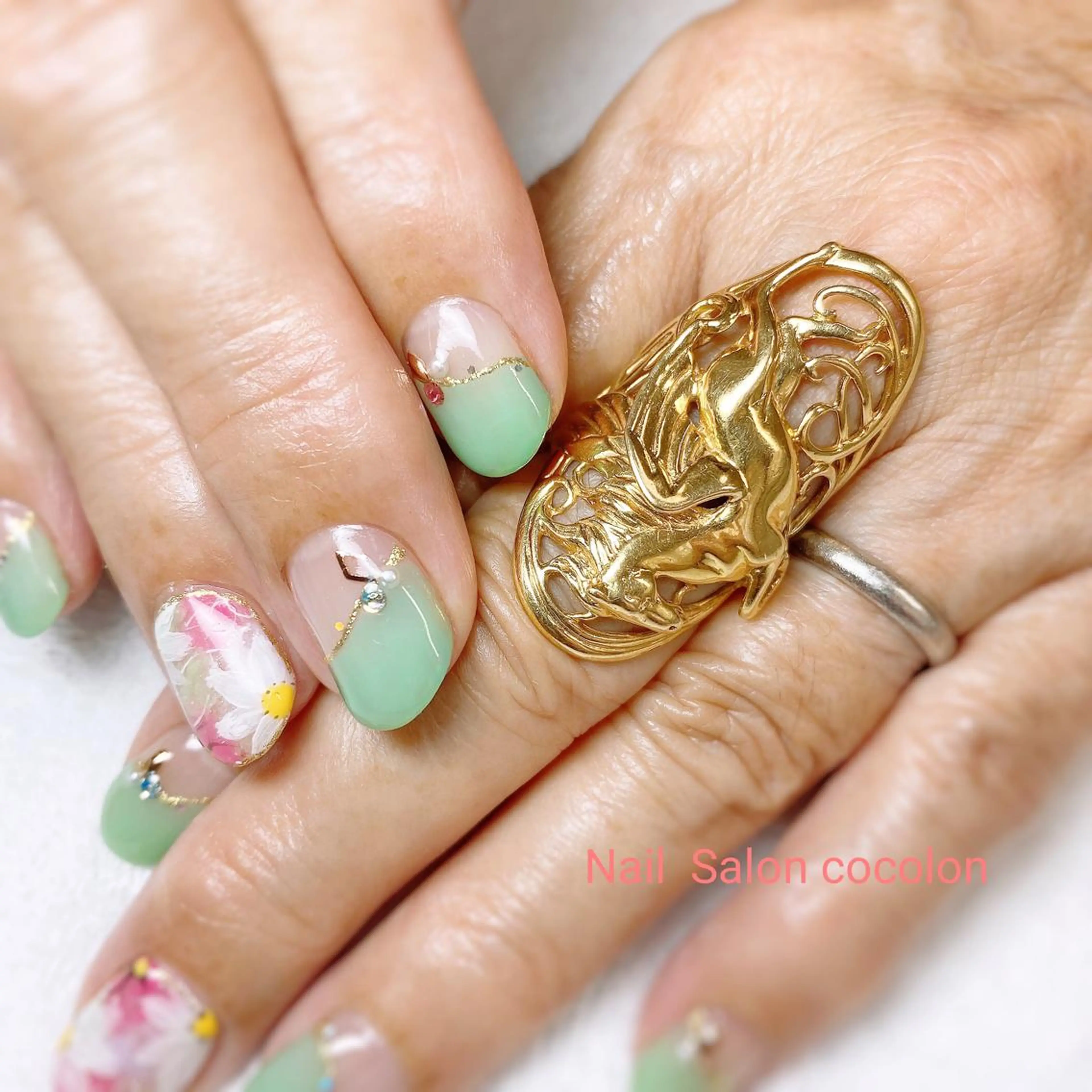 ネイル アートネイル ハンドネイル 柴崎 美幸のネイルデザイン