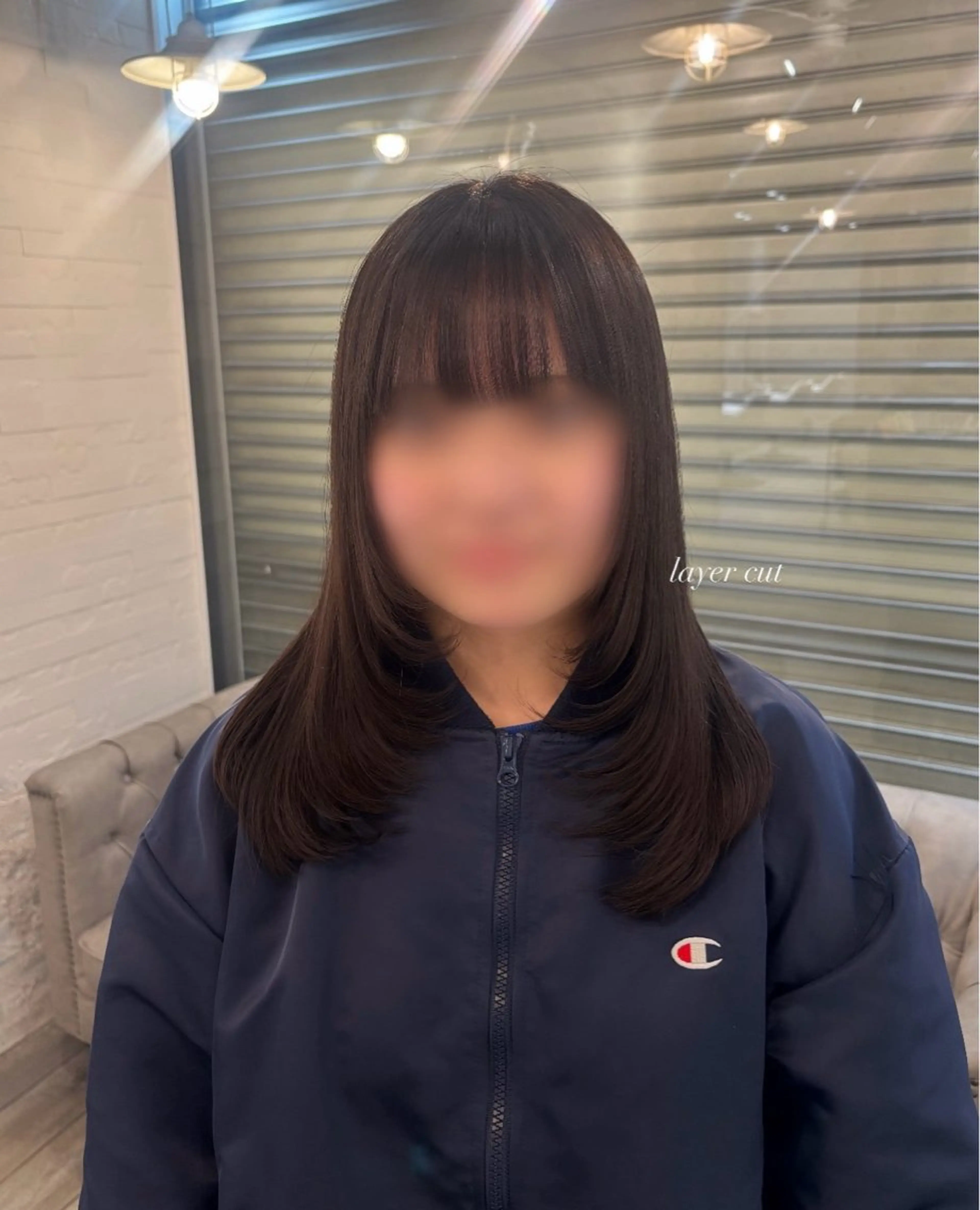 ミディアム カット トリートメント 💜透明感カラー💜 cocoro🎶のヘアスタイル