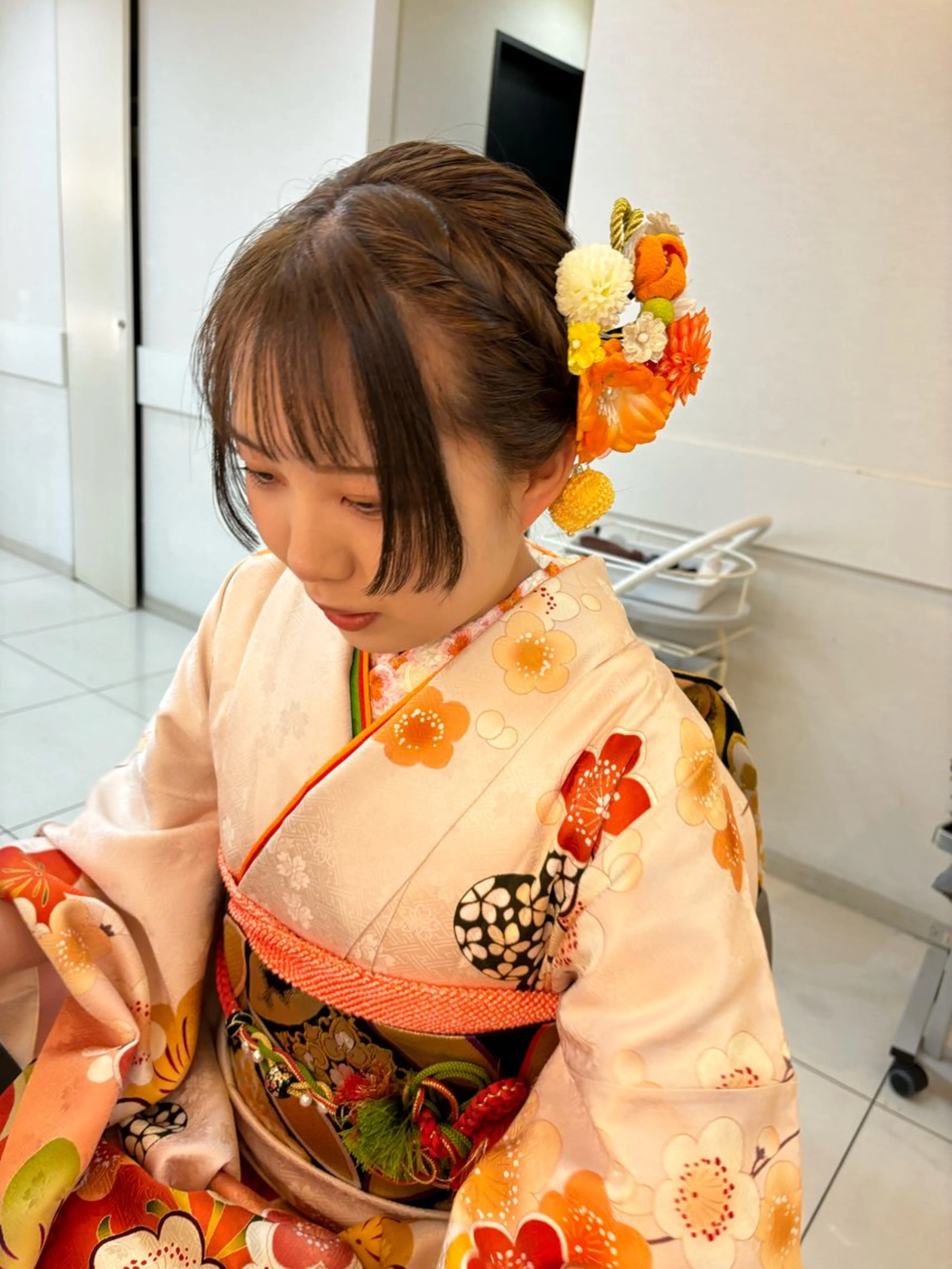 ヘアアレンジ レイヤーカット/ボブ /nene🍥⋆*のヘアスタイル