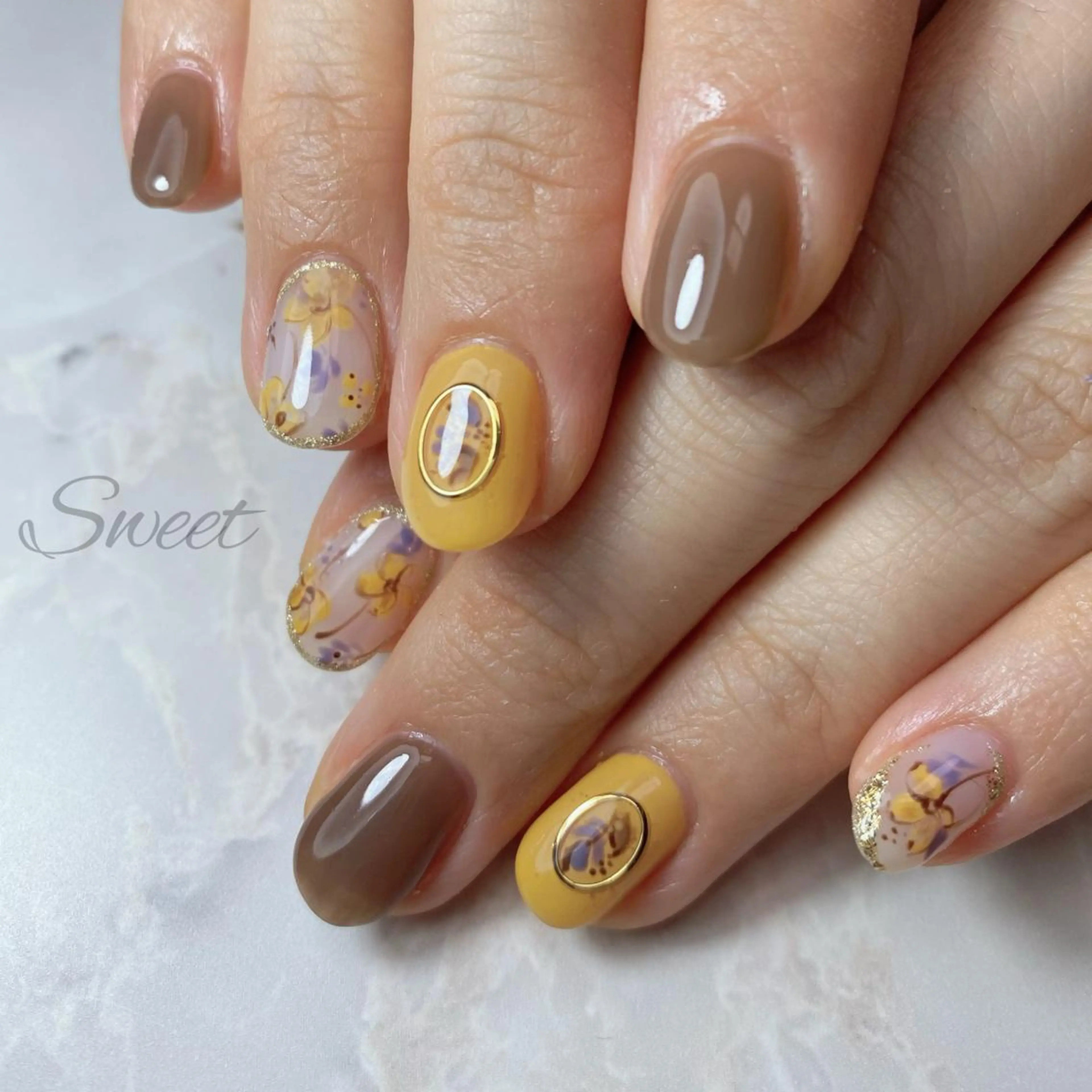 ネイル sweet 仲野陽子のネイルデザイン