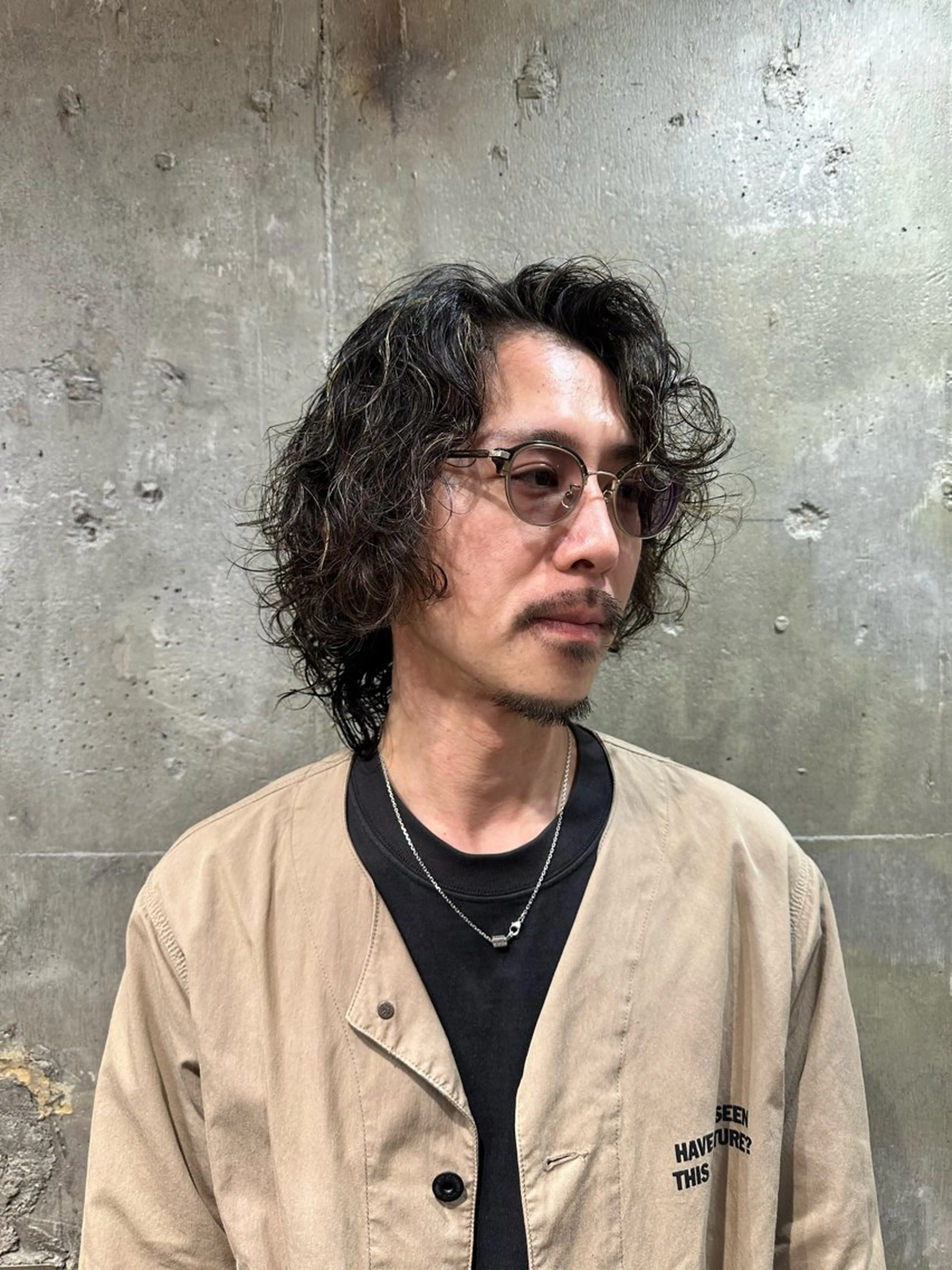 ミディアム パーマ メンズ ミディアムパーマ メンズパーマ スパイラルパーマ MEN'S SALON SOLEIL by alfRed所属・SOLEIL 白井 ／メンズ専門のヘアスタイル