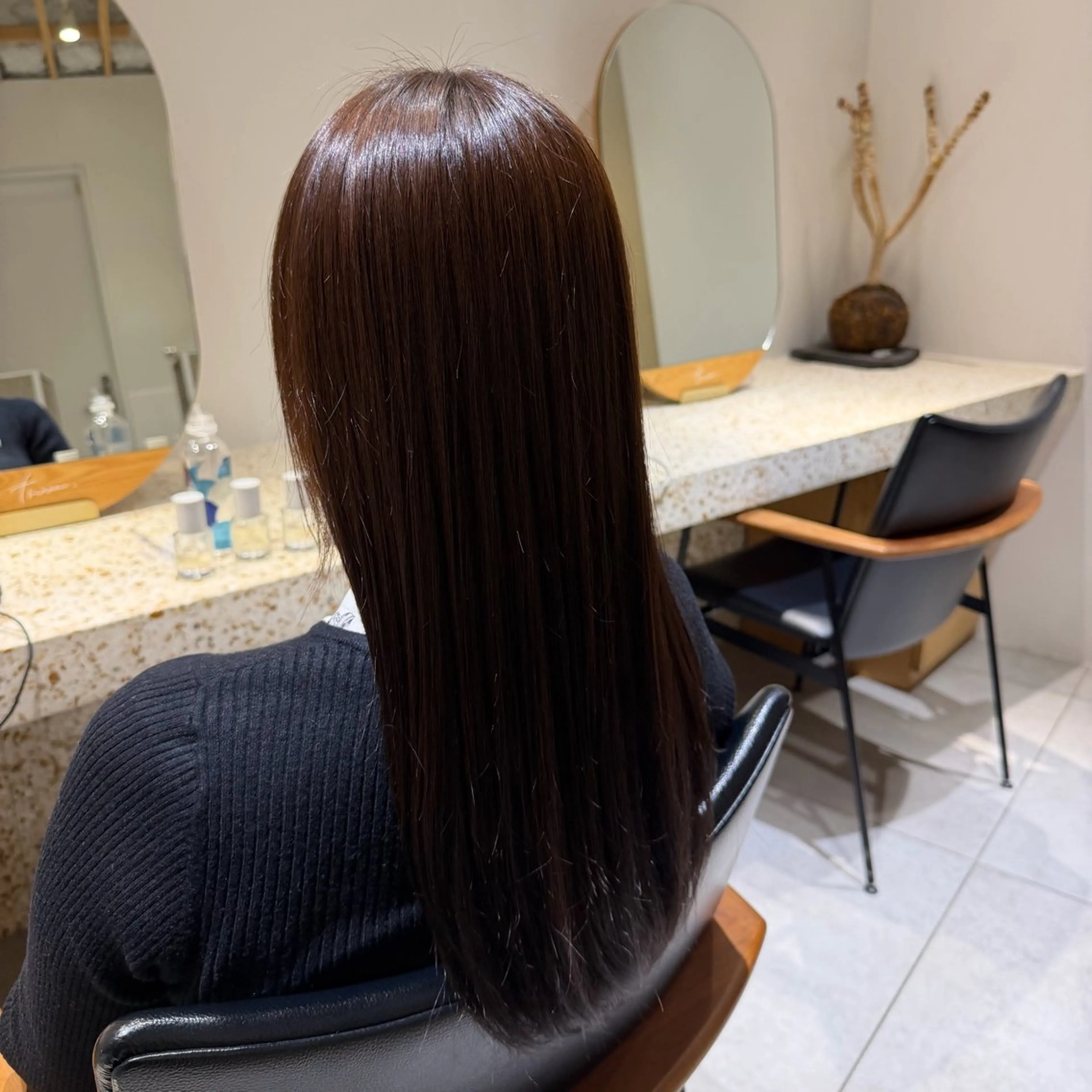 ロング カラー トリートメント カット ヘアカラー トリートメント three.北浜所属・村田 未来のヘアスタイル