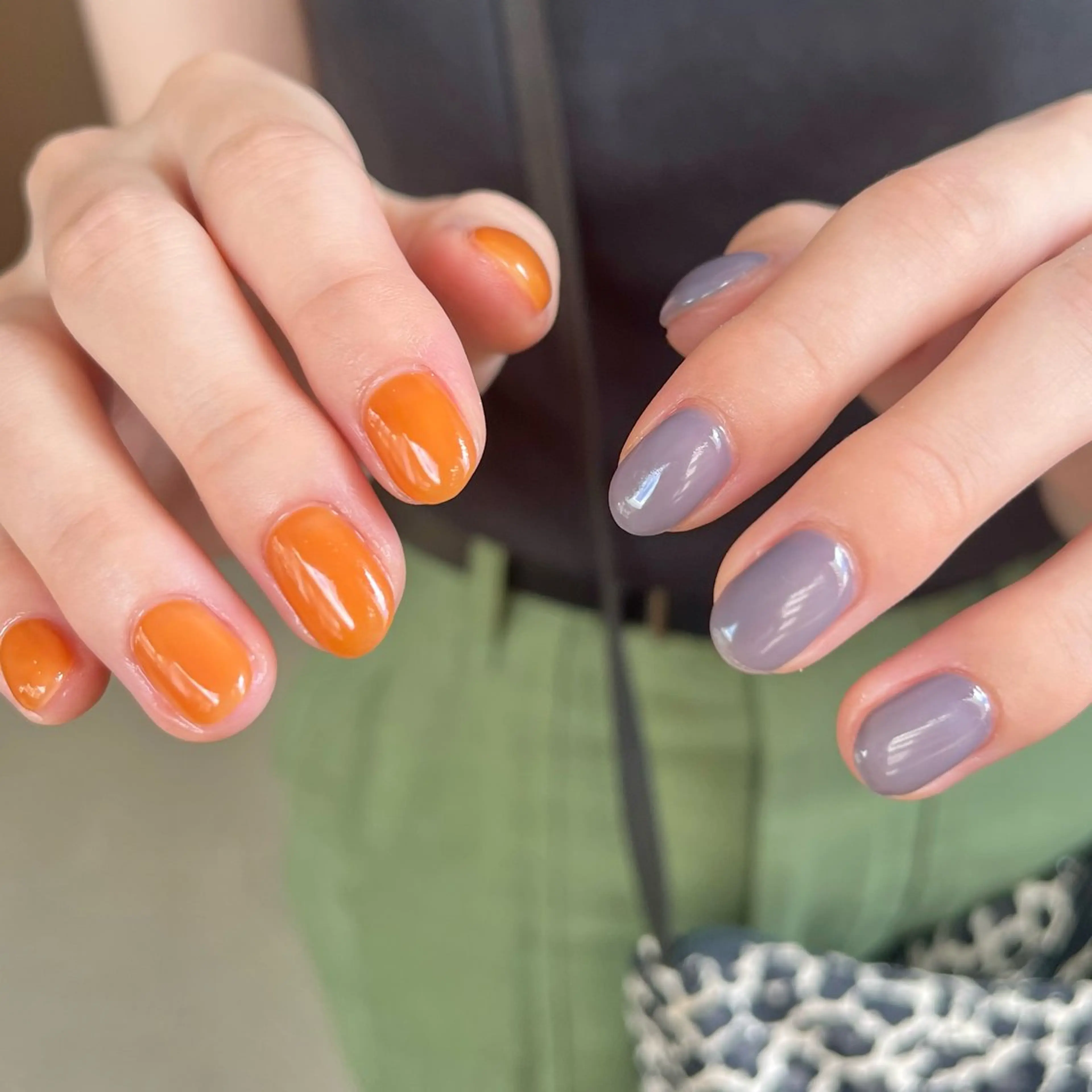 ネイル グリーン ハンドネイル nail salon O (en)所属・vegh. nail／阿波座のネイルデザイン