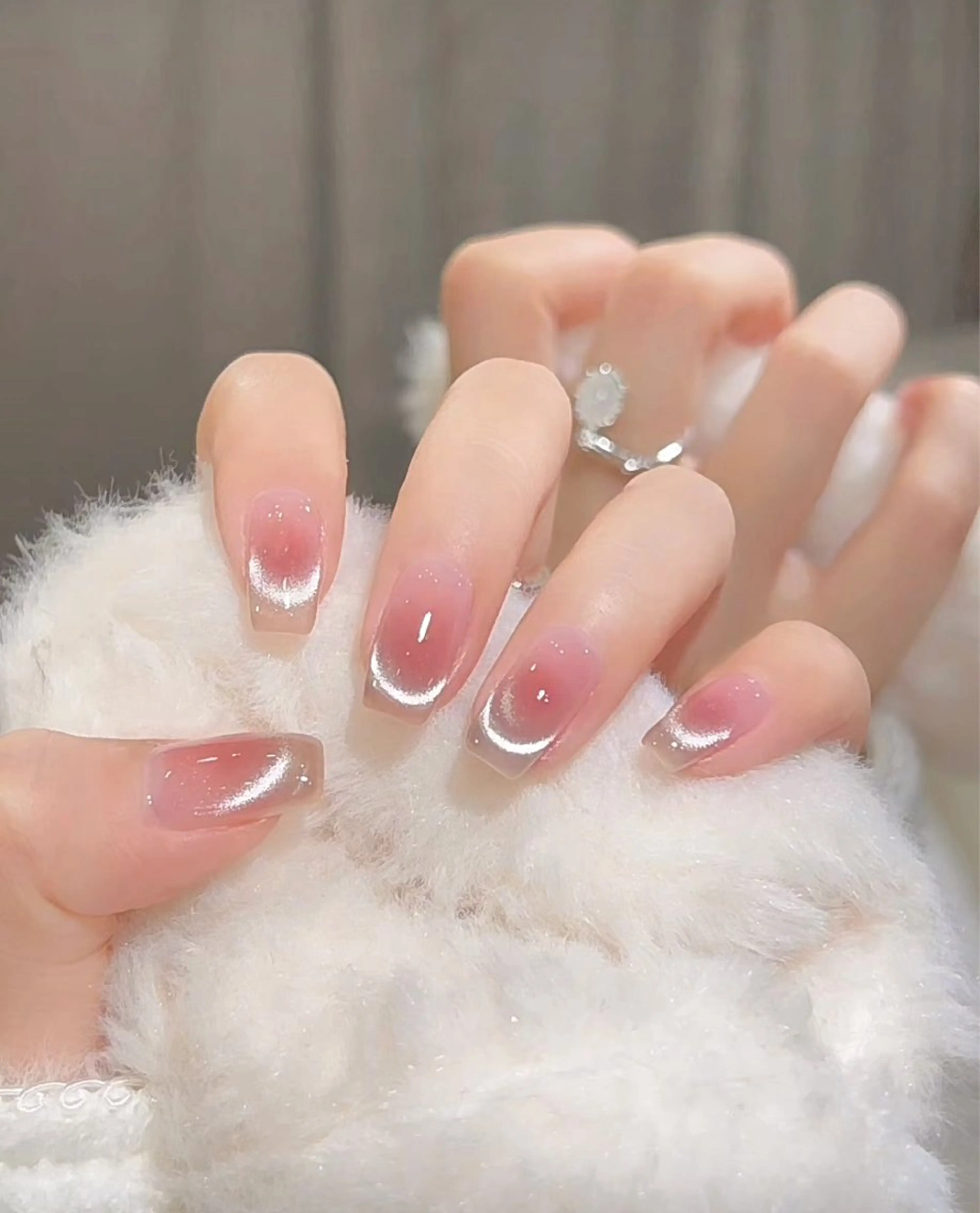 💅🏻チックネイル➕マグネットフレンチ✨丁寧ケア込みの写真